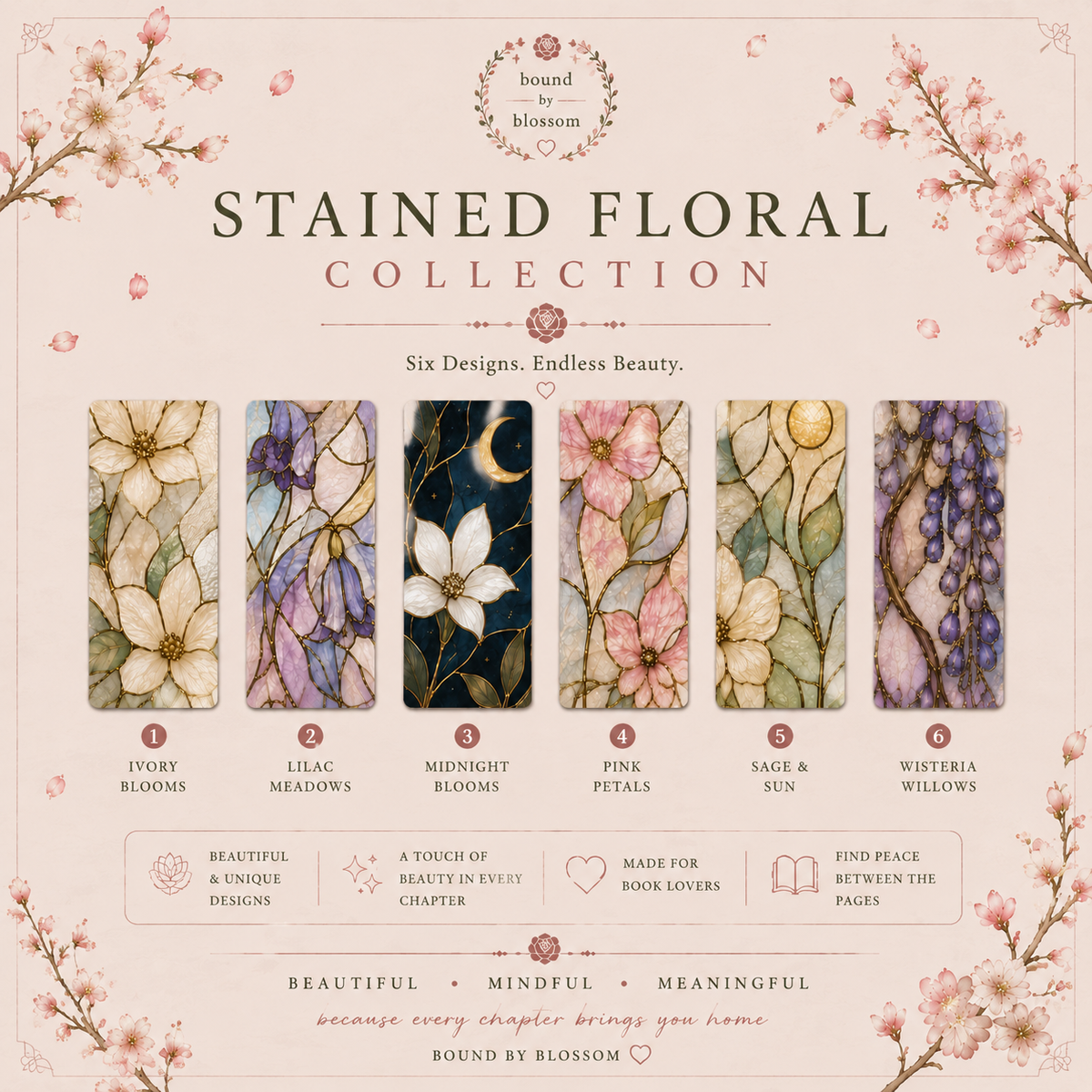 Stained Florals Collection