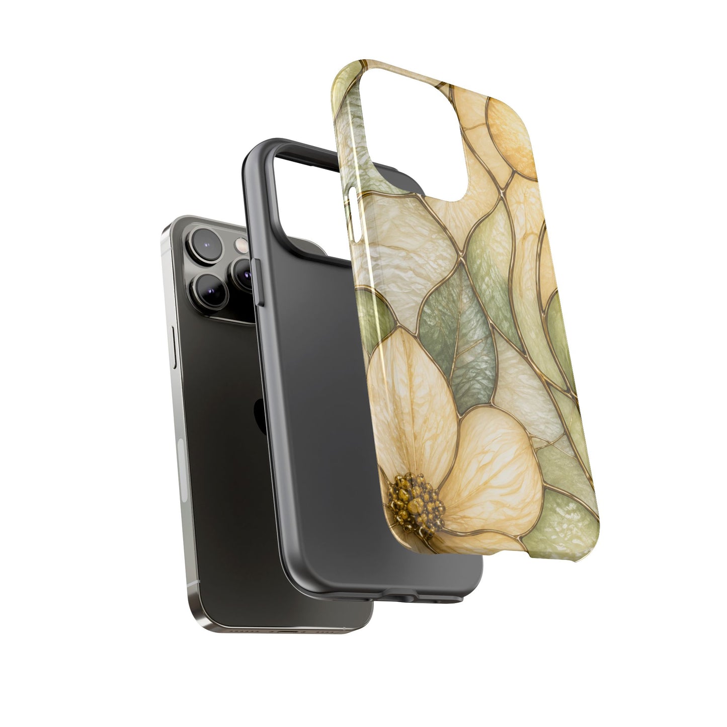 Sage & Sun Floral Stained Glass Tough Phone Case — Floral Protection