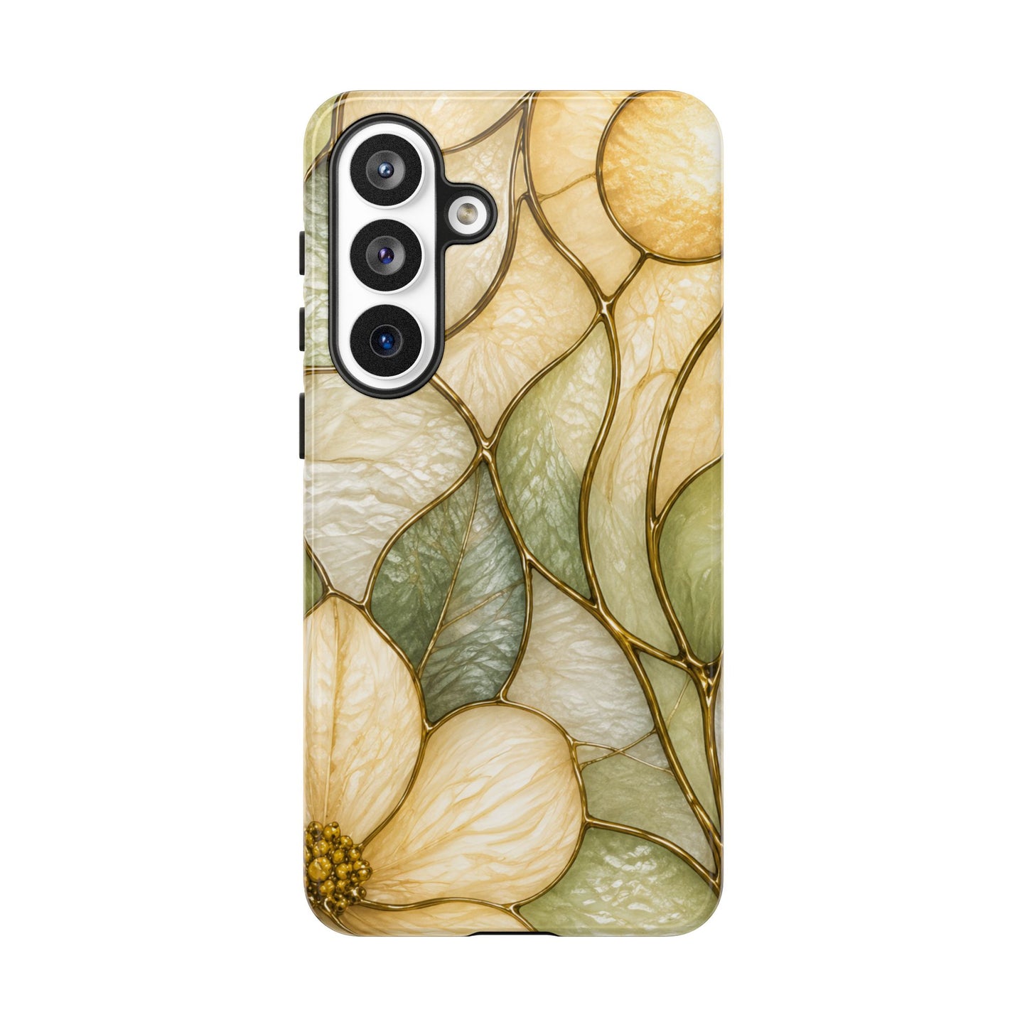 Sage & Sun Floral Stained Glass Tough Phone Case — Floral Protection