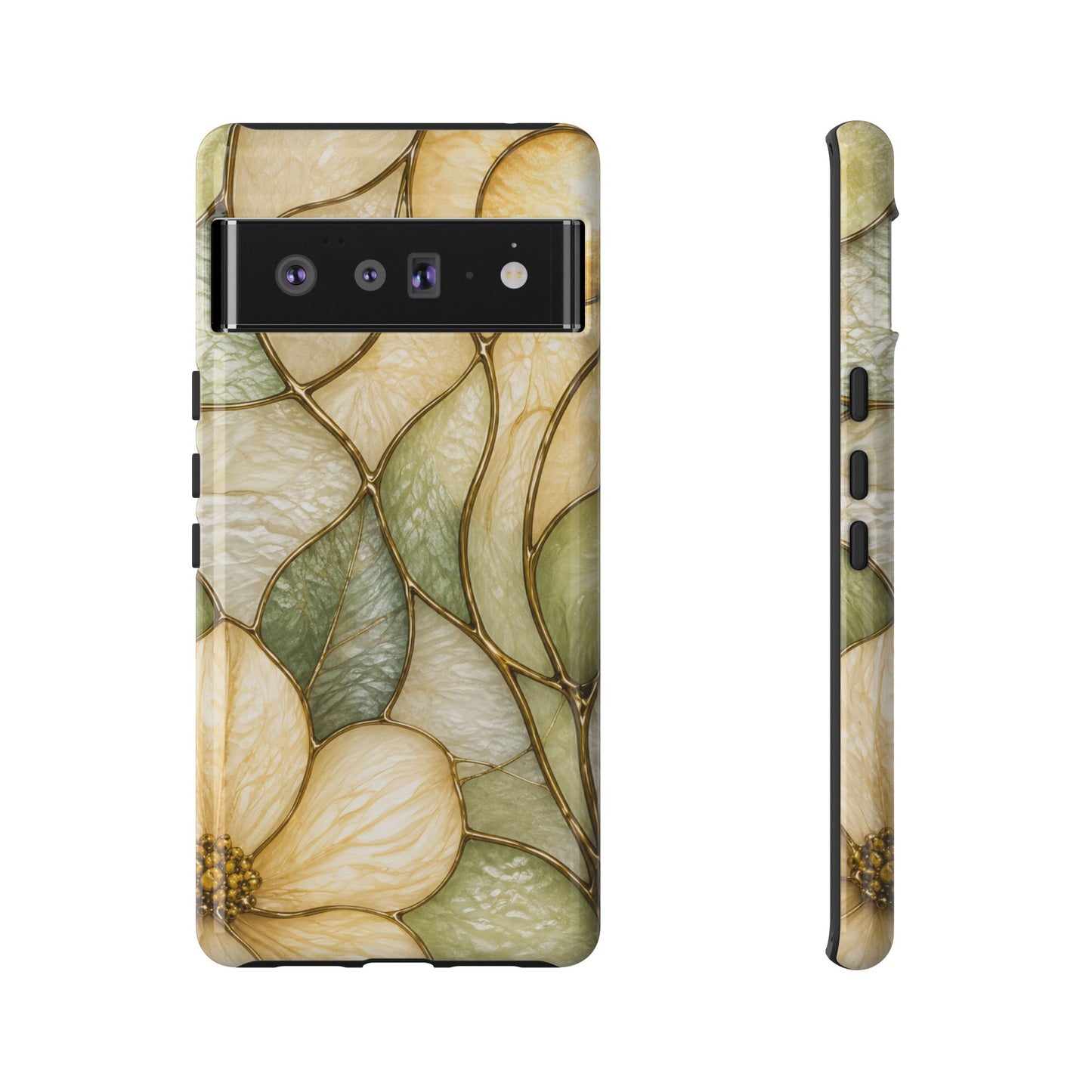 Sage & Sun Floral Stained Glass Tough Phone Case — Floral Protection