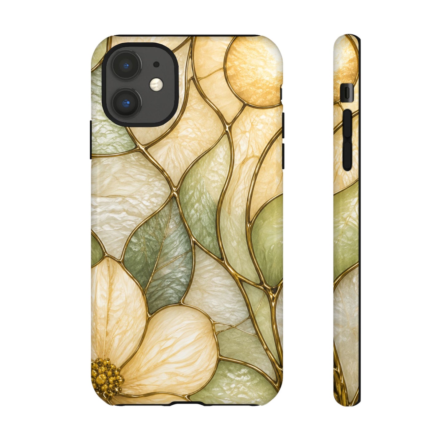Sage & Sun Floral Stained Glass Tough Phone Case — Floral Protection