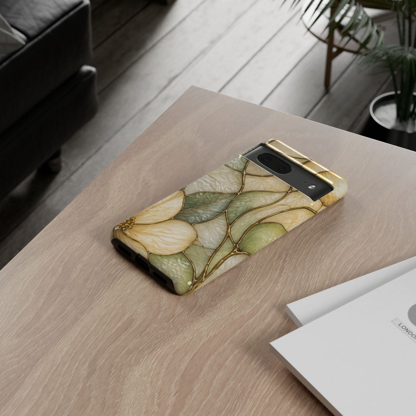 Sage & Sun Floral Stained Glass Tough Phone Case — Floral Protection