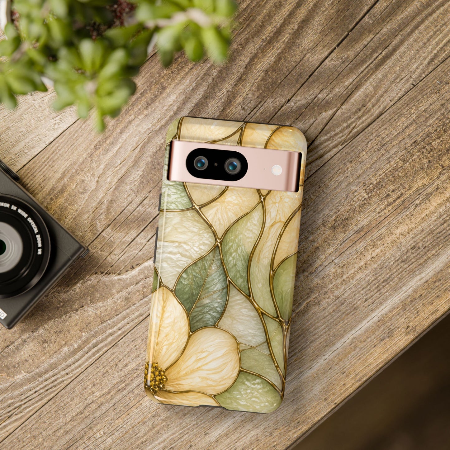 Sage & Sun Floral Stained Glass Tough Phone Case — Floral Protection