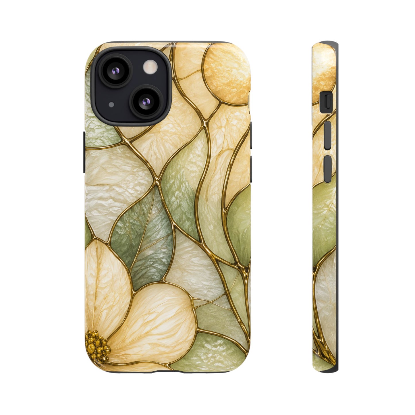 Sage & Sun Floral Stained Glass Tough Phone Case — Floral Protection