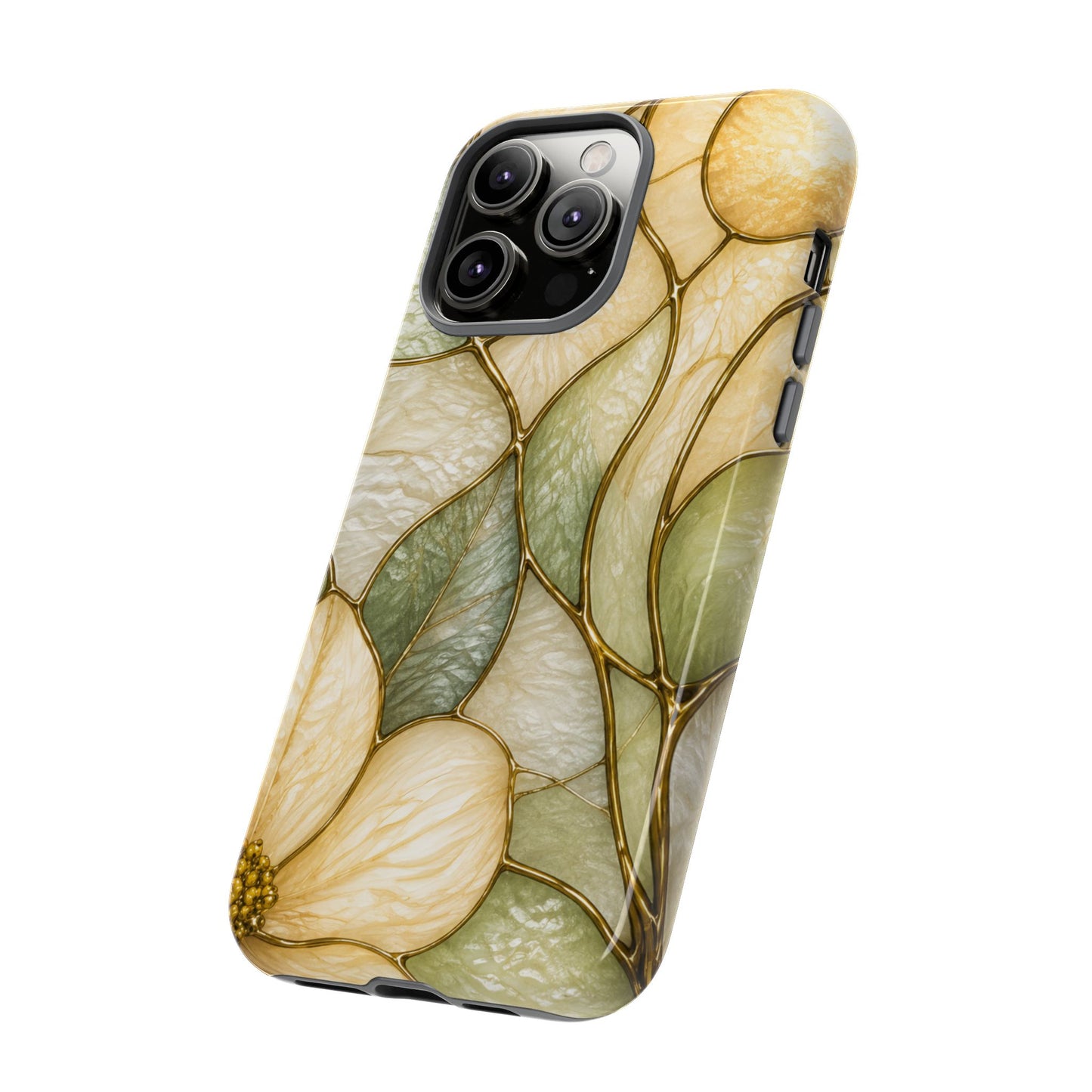 Sage & Sun Floral Stained Glass Tough Phone Case — Floral Protection