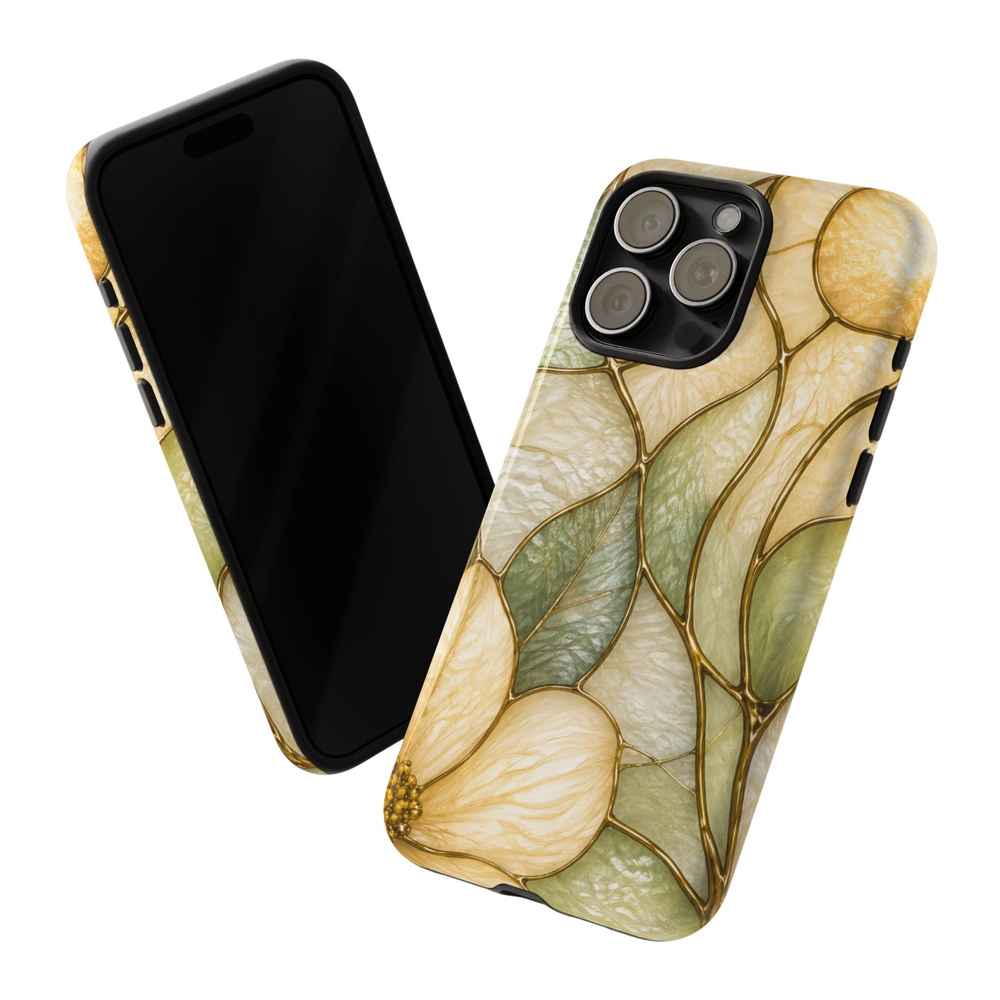 Sage & Sun Floral Stained Glass Tough Phone Case — Floral Protection