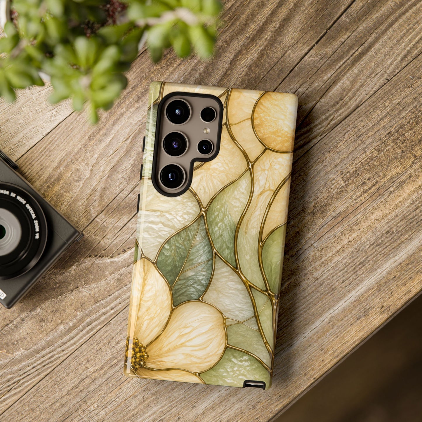 Sage & Sun Floral Stained Glass Tough Phone Case — Floral Protection