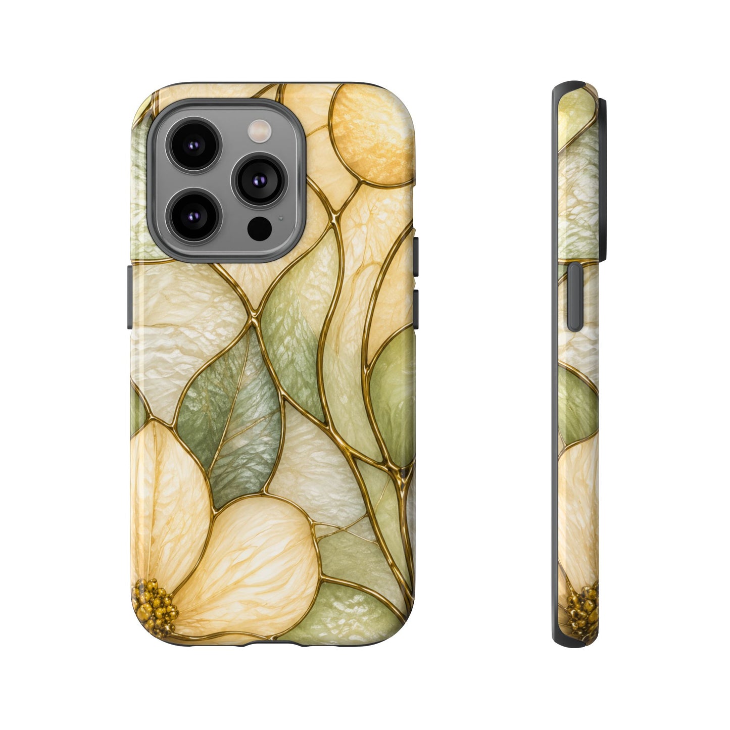 Sage & Sun Floral Stained Glass Tough Phone Case — Floral Protection