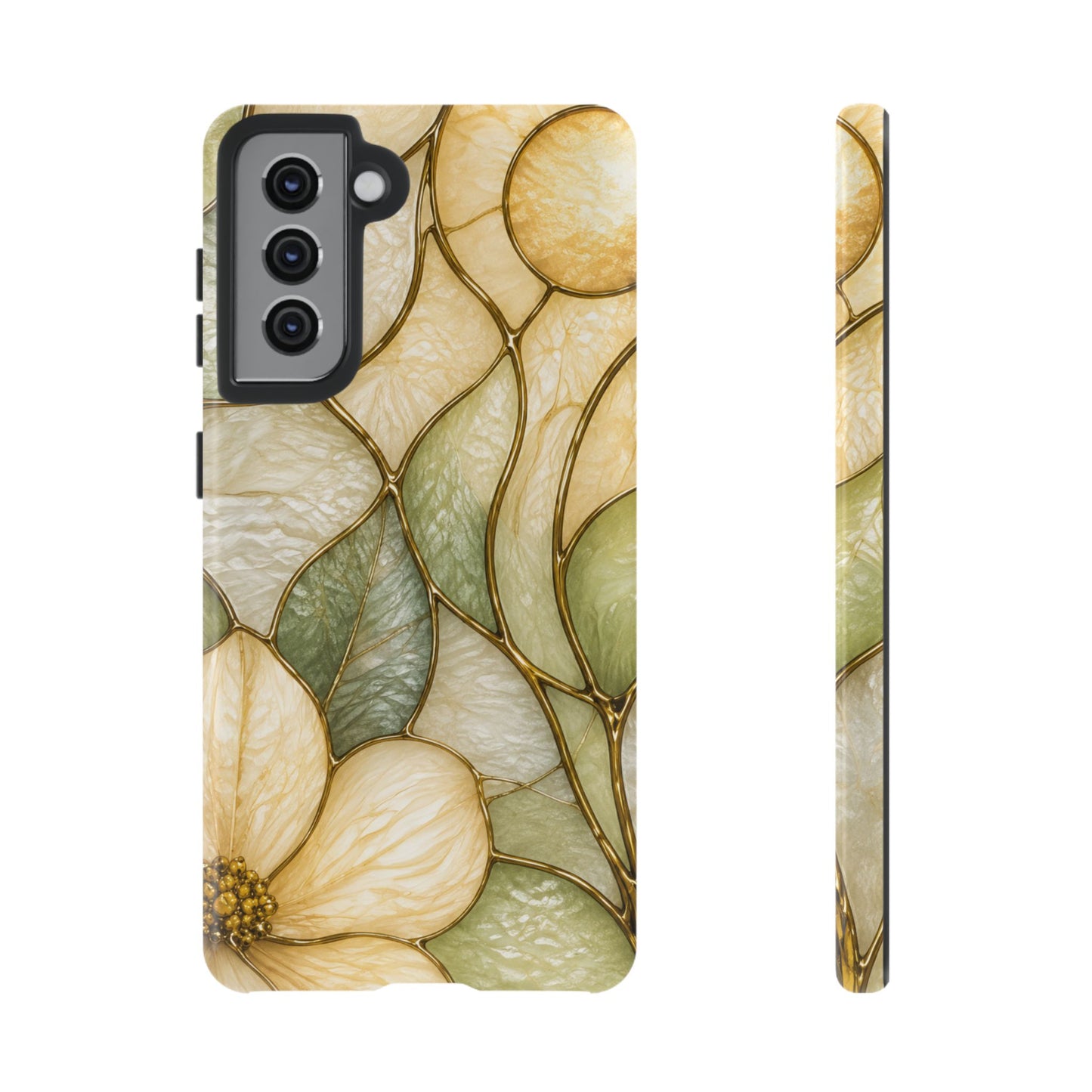 Sage & Sun Floral Stained Glass Tough Phone Case — Floral Protection