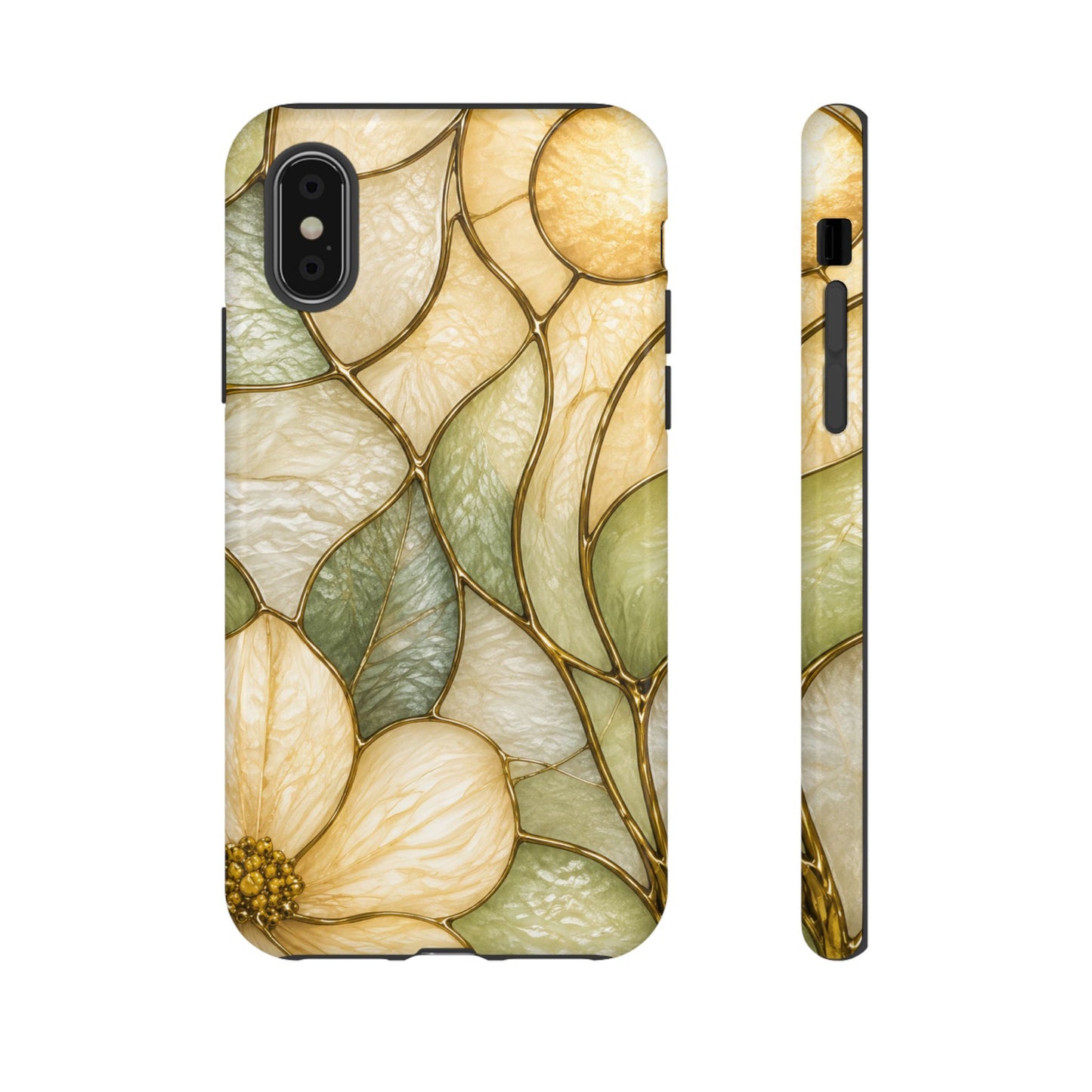 Sage & Sun Floral Stained Glass Tough Phone Case — Floral Protection