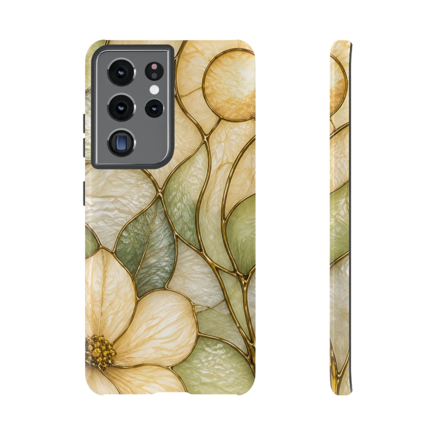 Sage & Sun Floral Stained Glass Tough Phone Case — Floral Protection