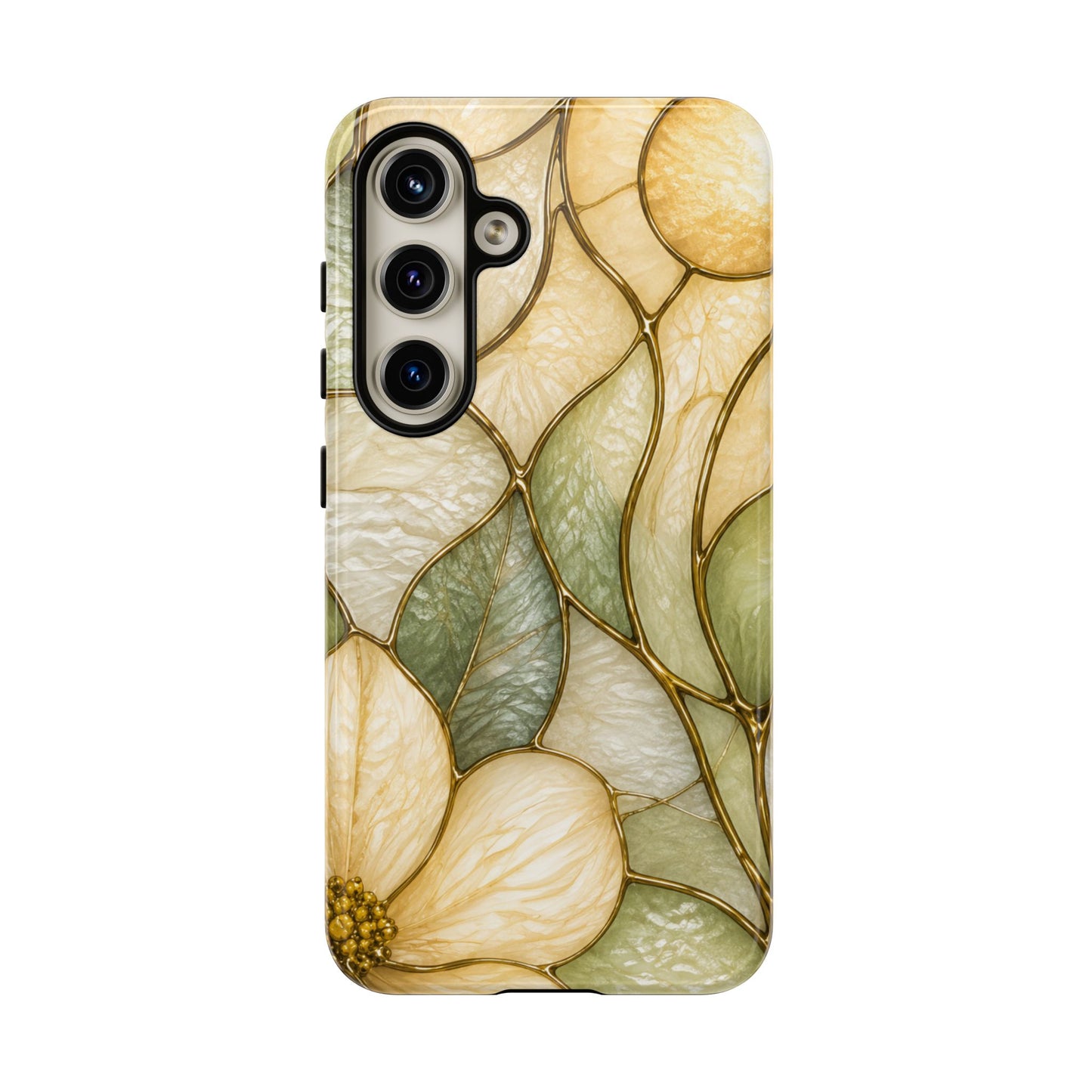 Sage & Sun Floral Stained Glass Tough Phone Case — Floral Protection