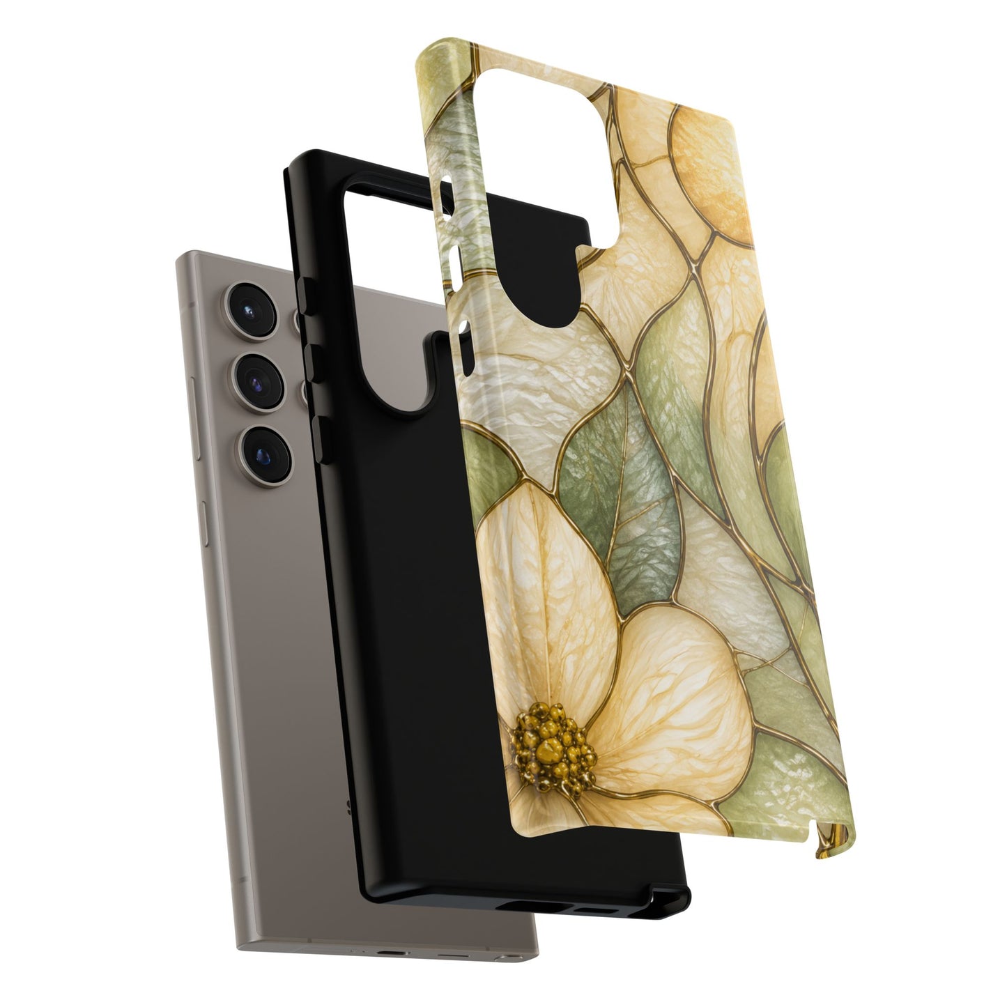 Sage & Sun Floral Stained Glass Tough Phone Case — Floral Protection