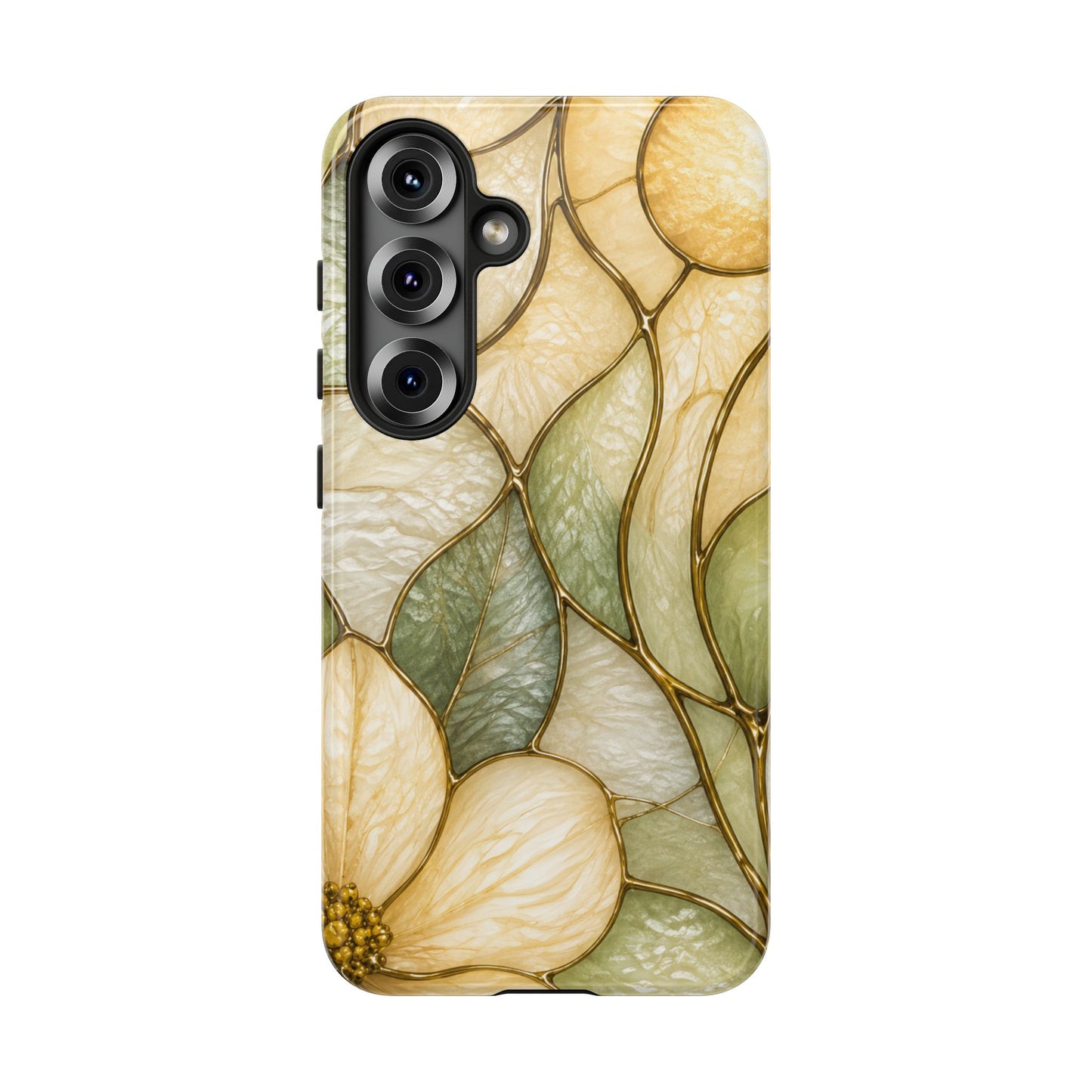 Sage & Sun Floral Stained Glass Tough Phone Case — Floral Protection
