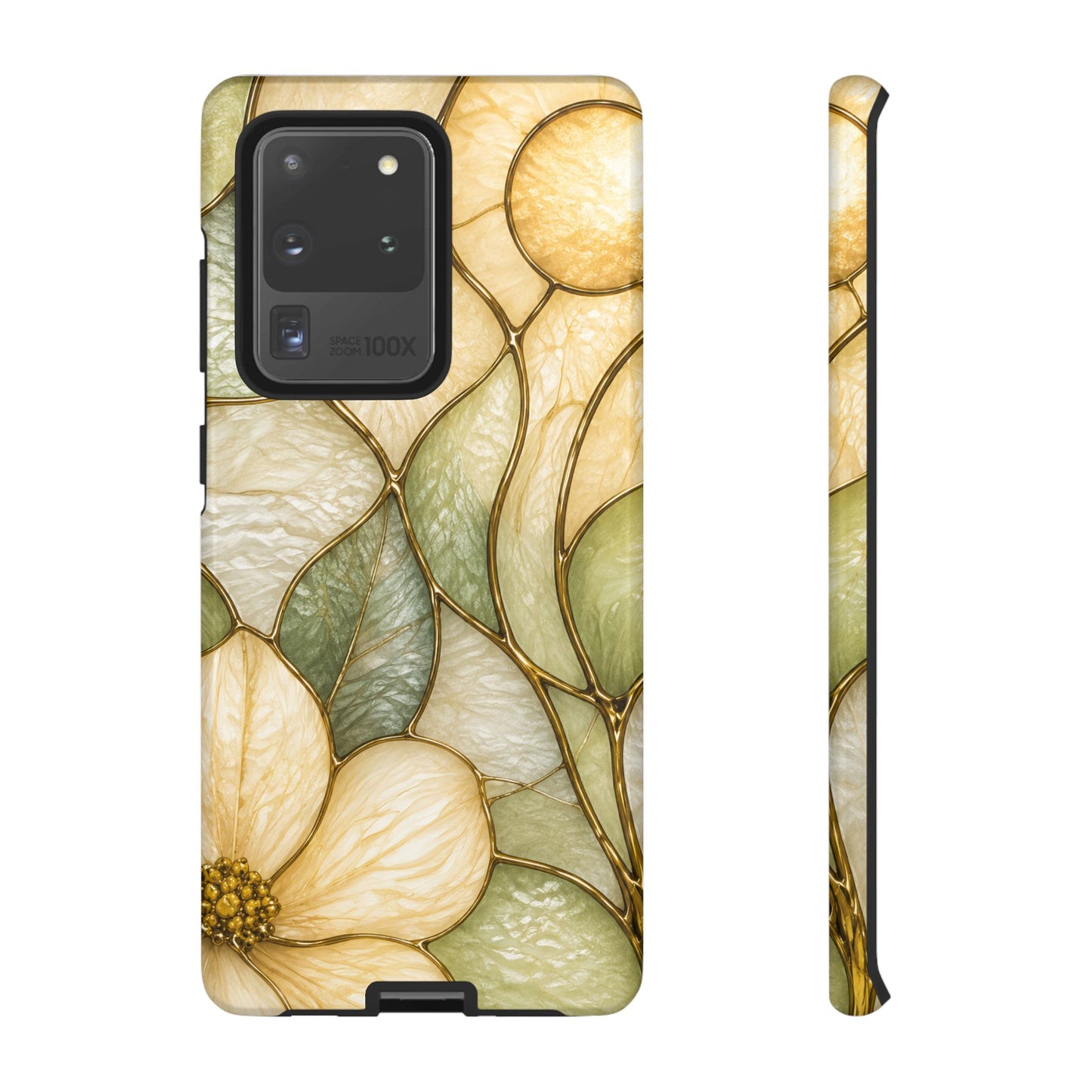 Sage & Sun Floral Stained Glass Tough Phone Case — Floral Protection
