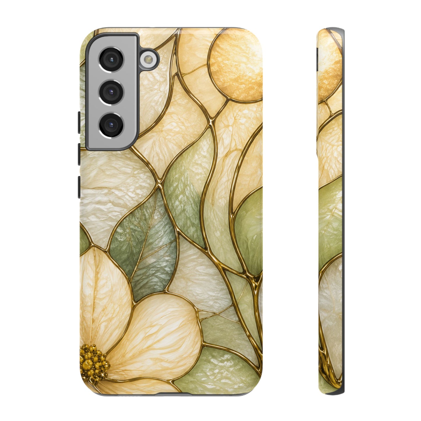 Sage & Sun Floral Stained Glass Tough Phone Case — Floral Protection