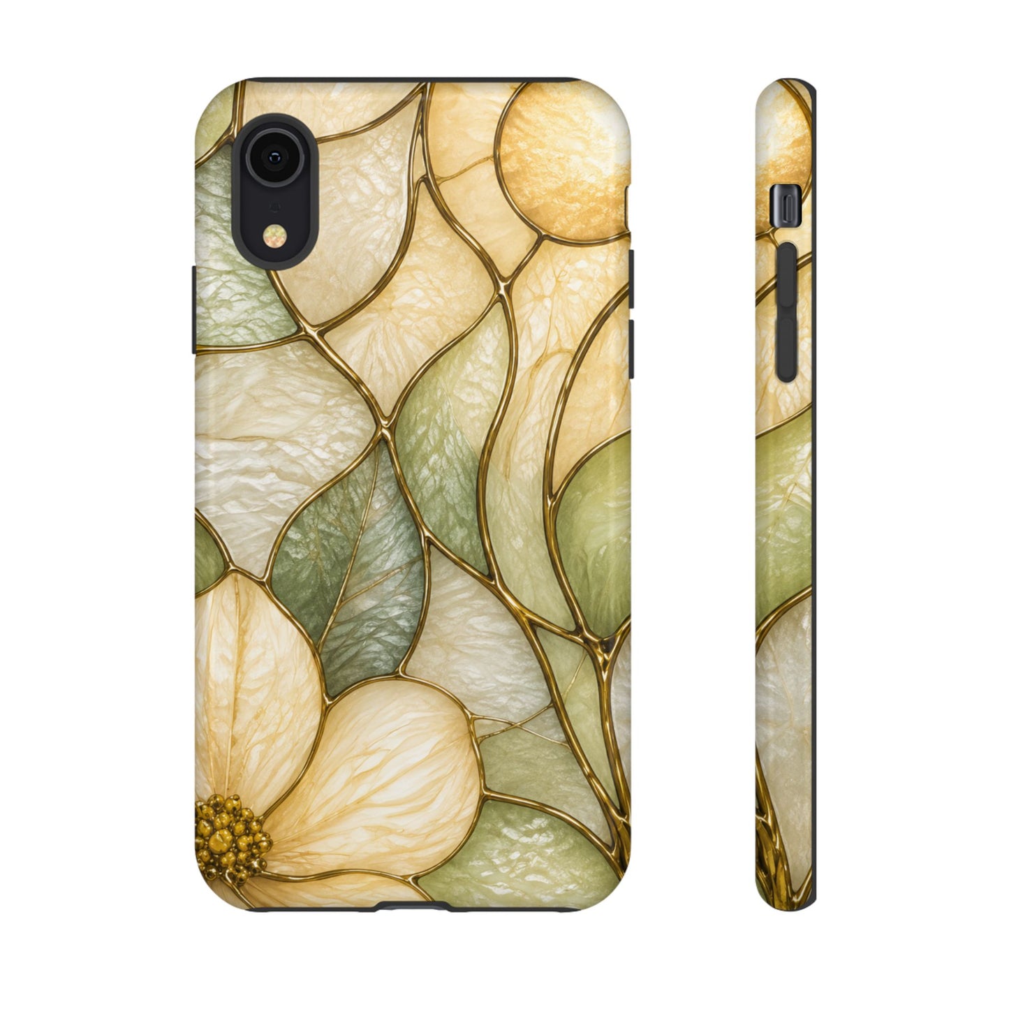 Sage & Sun Floral Stained Glass Tough Phone Case — Floral Protection