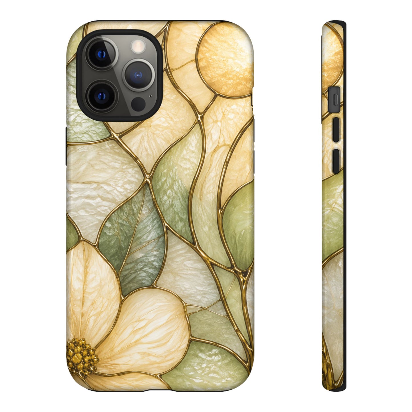 Sage & Sun Floral Stained Glass Tough Phone Case — Floral Protection