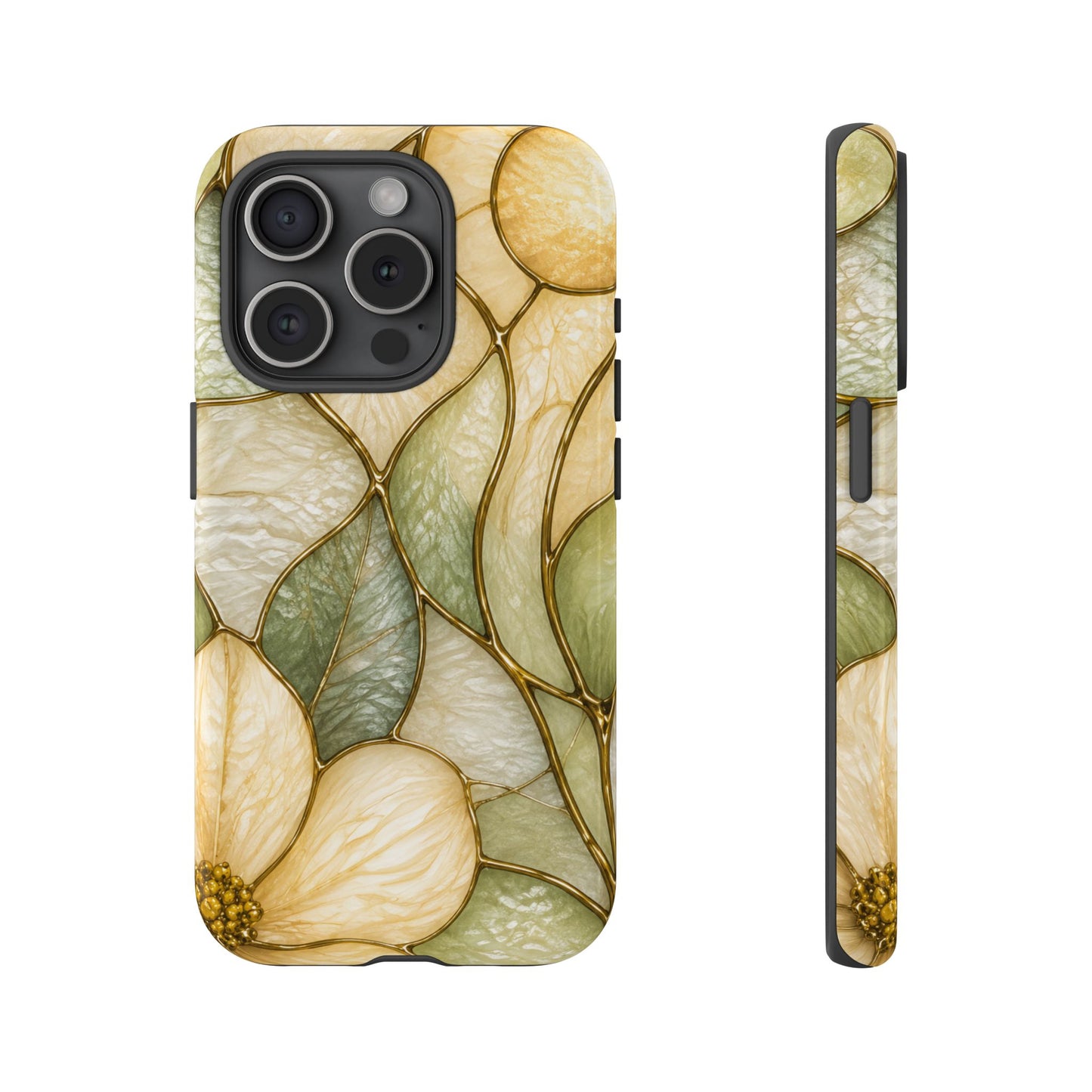 Sage & Sun Floral Stained Glass Tough Phone Case — Floral Protection
