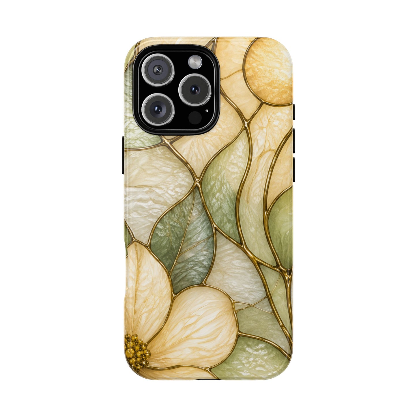 Sage & Sun Floral Stained Glass Tough Phone Case — Floral Protection