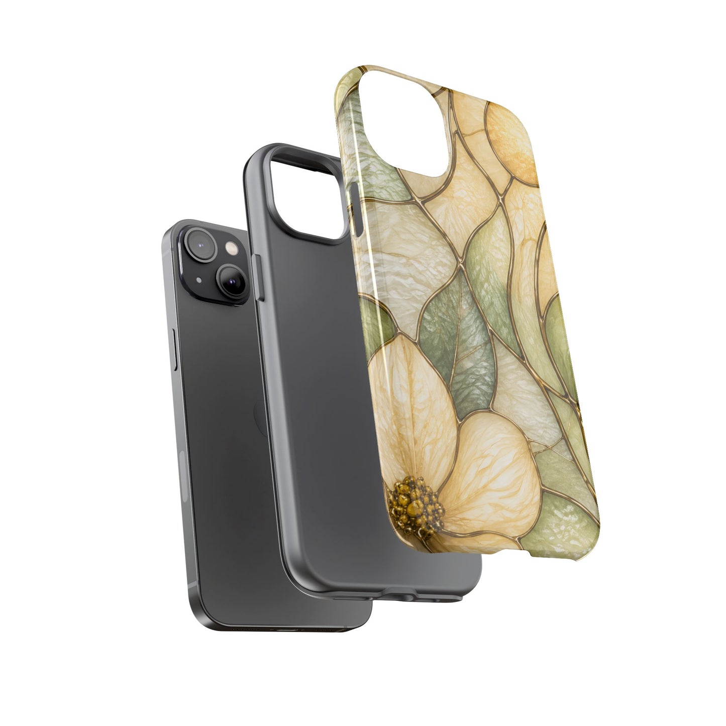 Sage & Sun Floral Stained Glass Tough Phone Case — Floral Protection