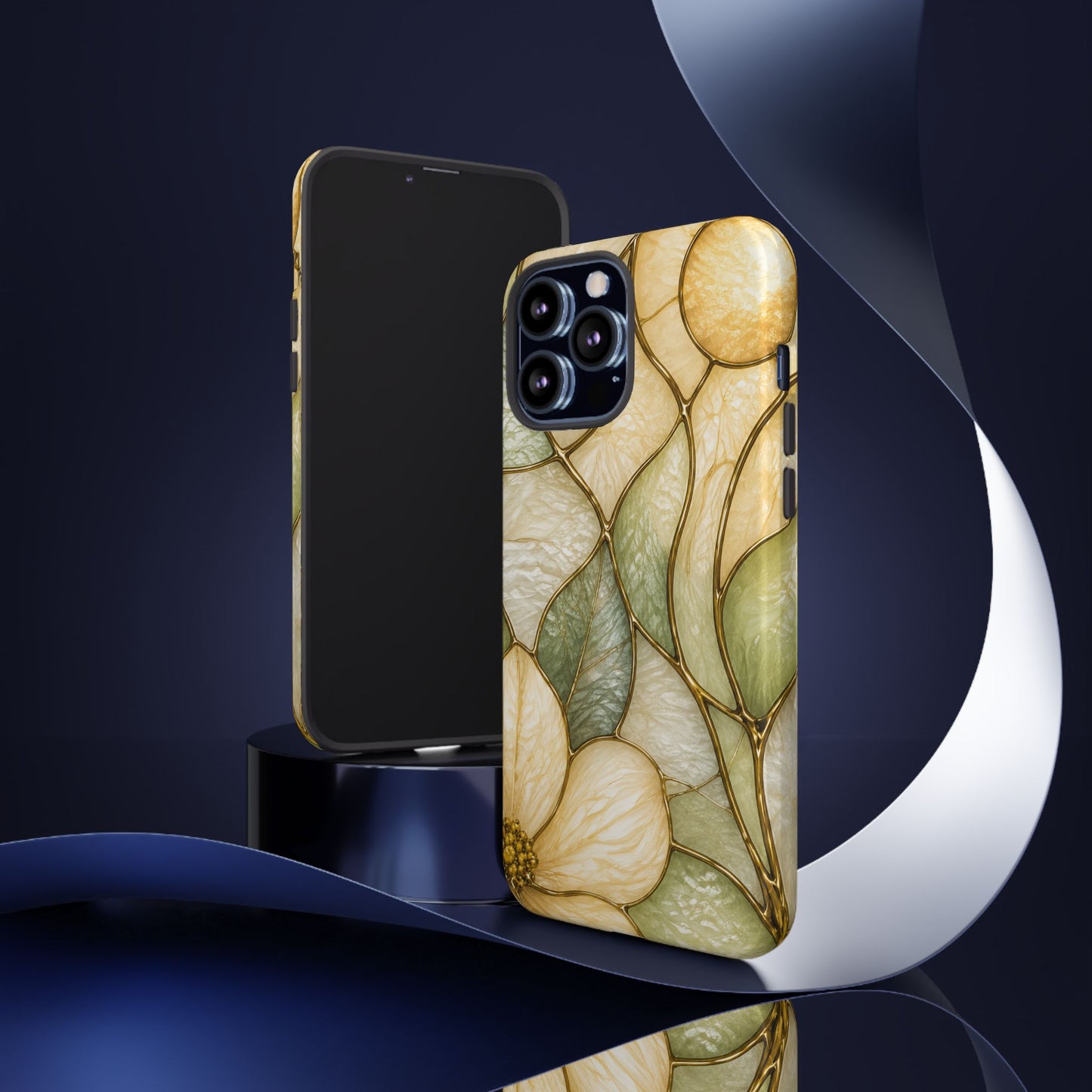 Sage & Sun Floral Stained Glass Tough Phone Case — Floral Protection