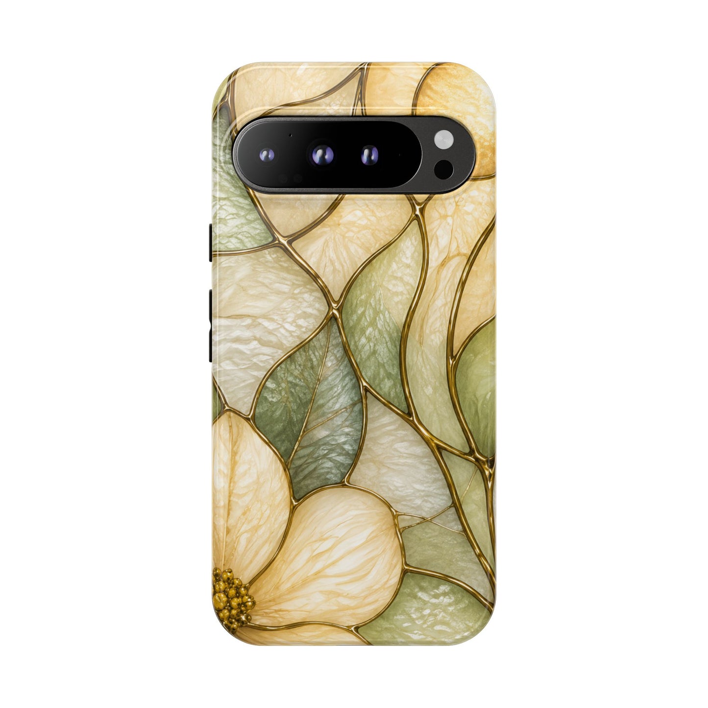 Sage & Sun Floral Stained Glass Tough Phone Case — Floral Protection