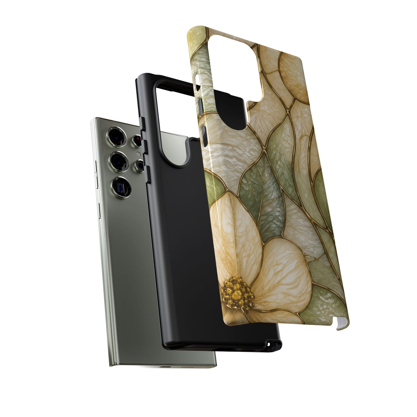 Sage & Sun Floral Stained Glass Tough Phone Case — Floral Protection