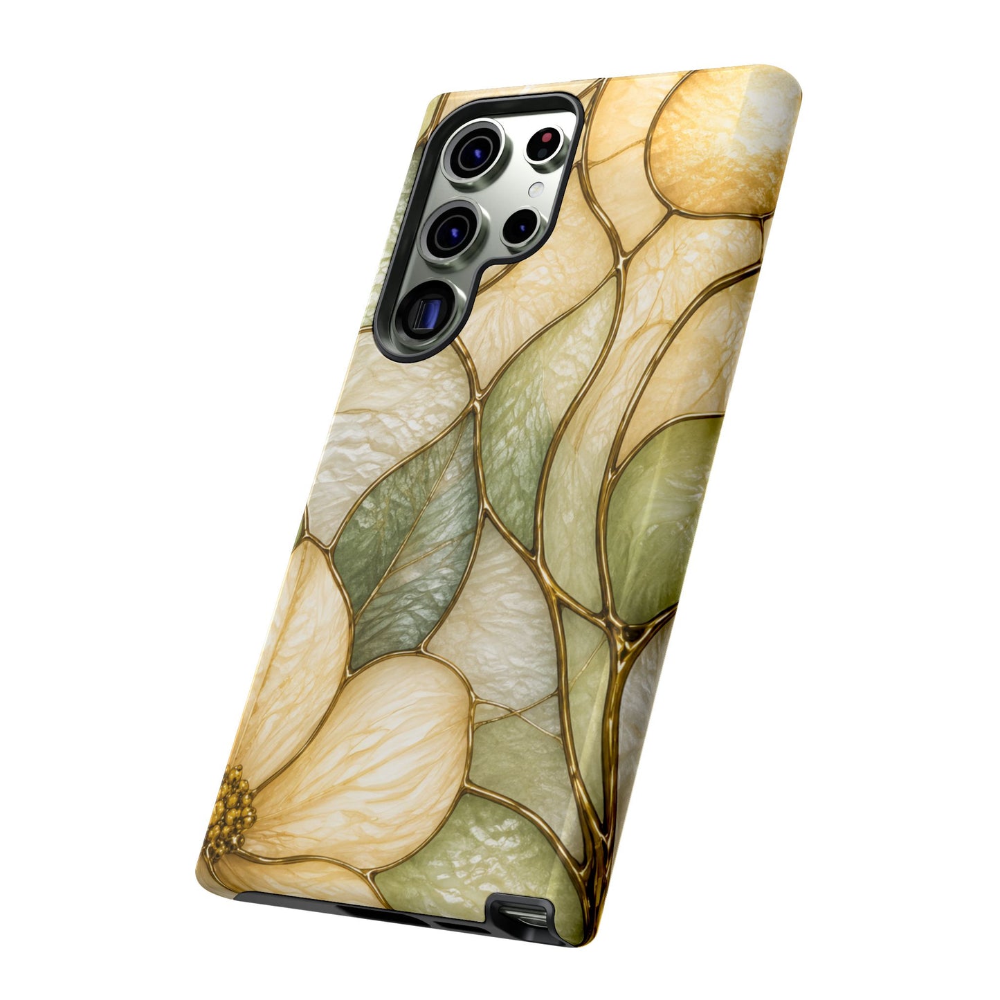 Sage & Sun Floral Stained Glass Tough Phone Case — Floral Protection