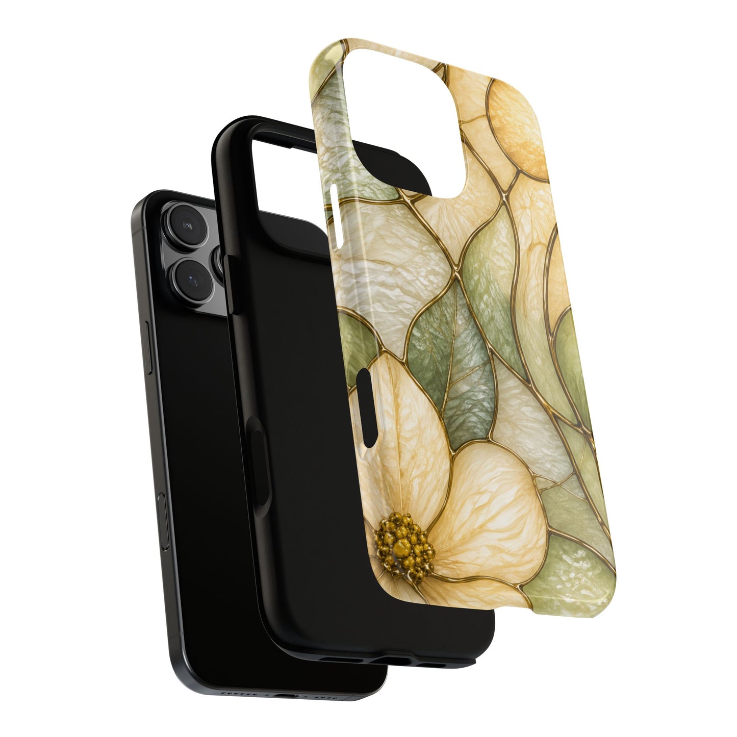 Sage & Sun Floral Stained Glass Tough Phone Case — Floral Protection
