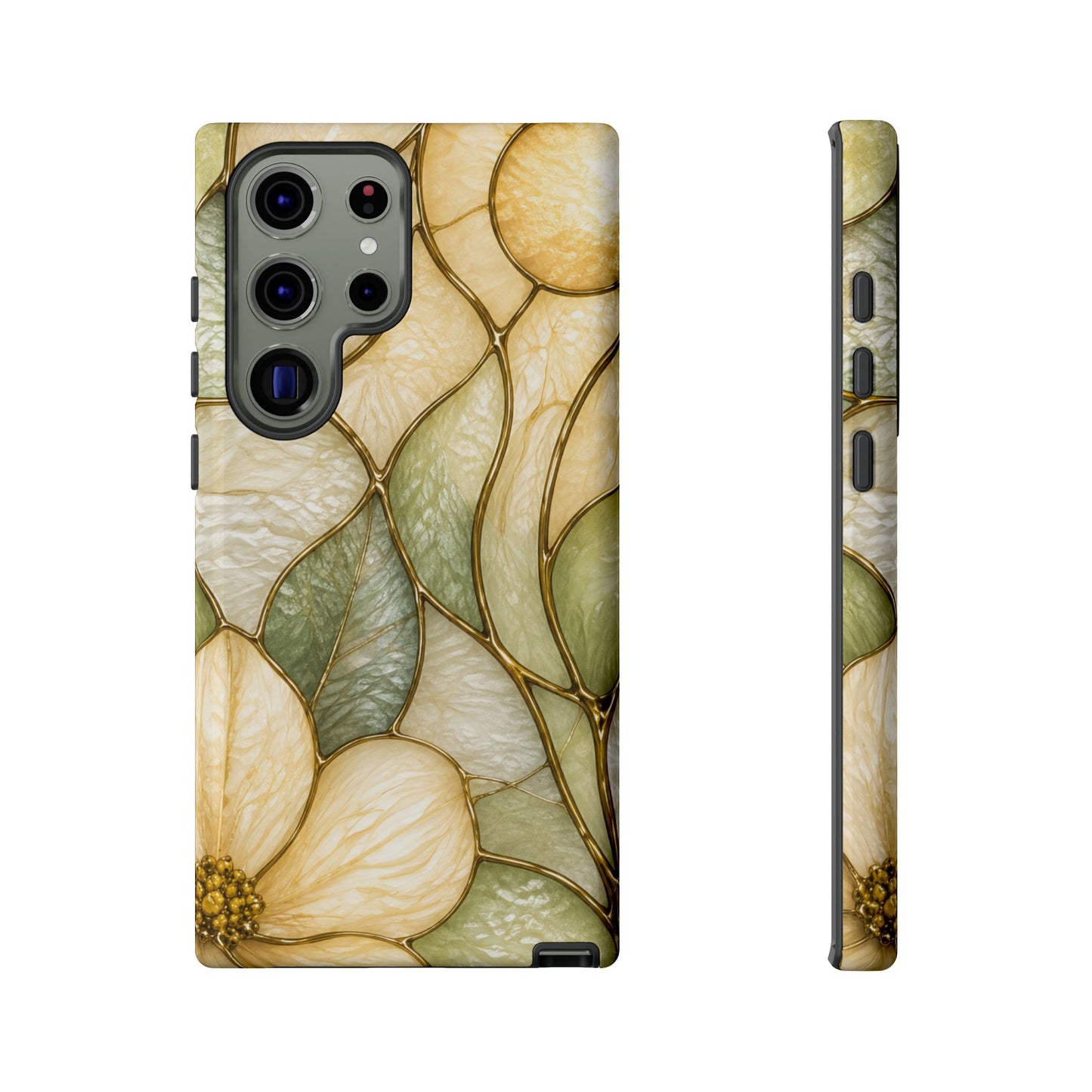 Sage & Sun Floral Stained Glass Tough Phone Case — Floral Protection