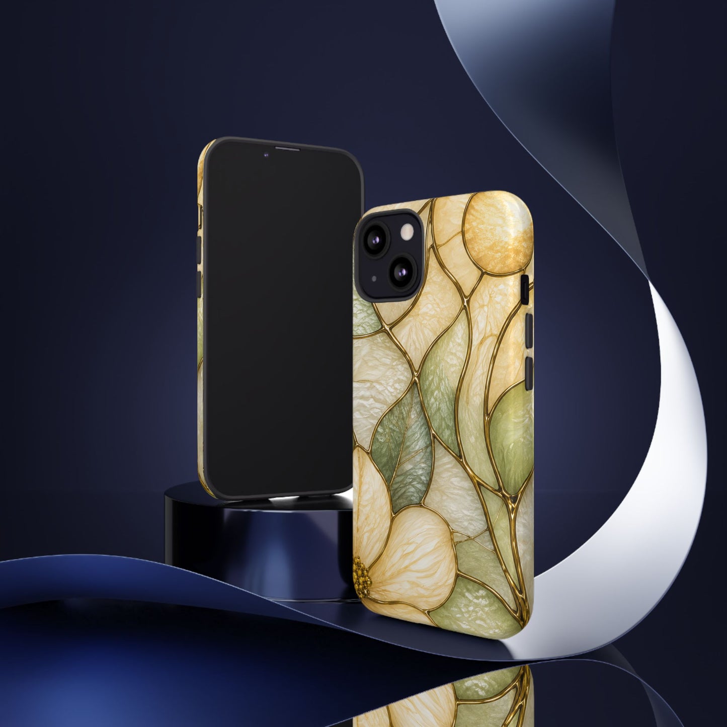 Sage & Sun Floral Stained Glass Tough Phone Case — Floral Protection