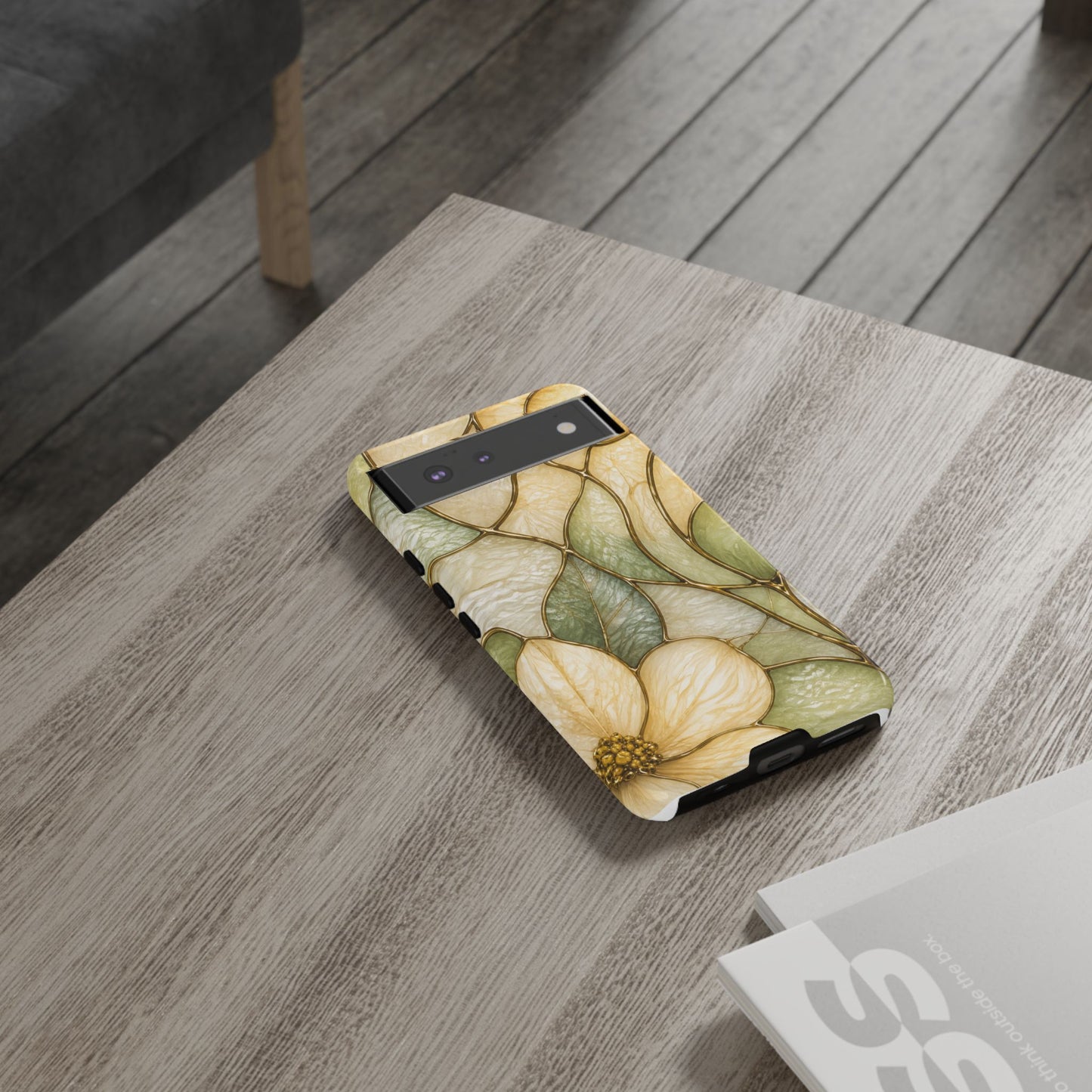 Sage & Sun Floral Stained Glass Tough Phone Case — Floral Protection