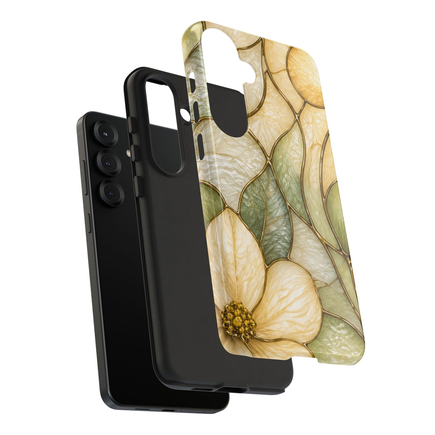 Sage & Sun Floral Stained Glass Tough Phone Case — Floral Protection