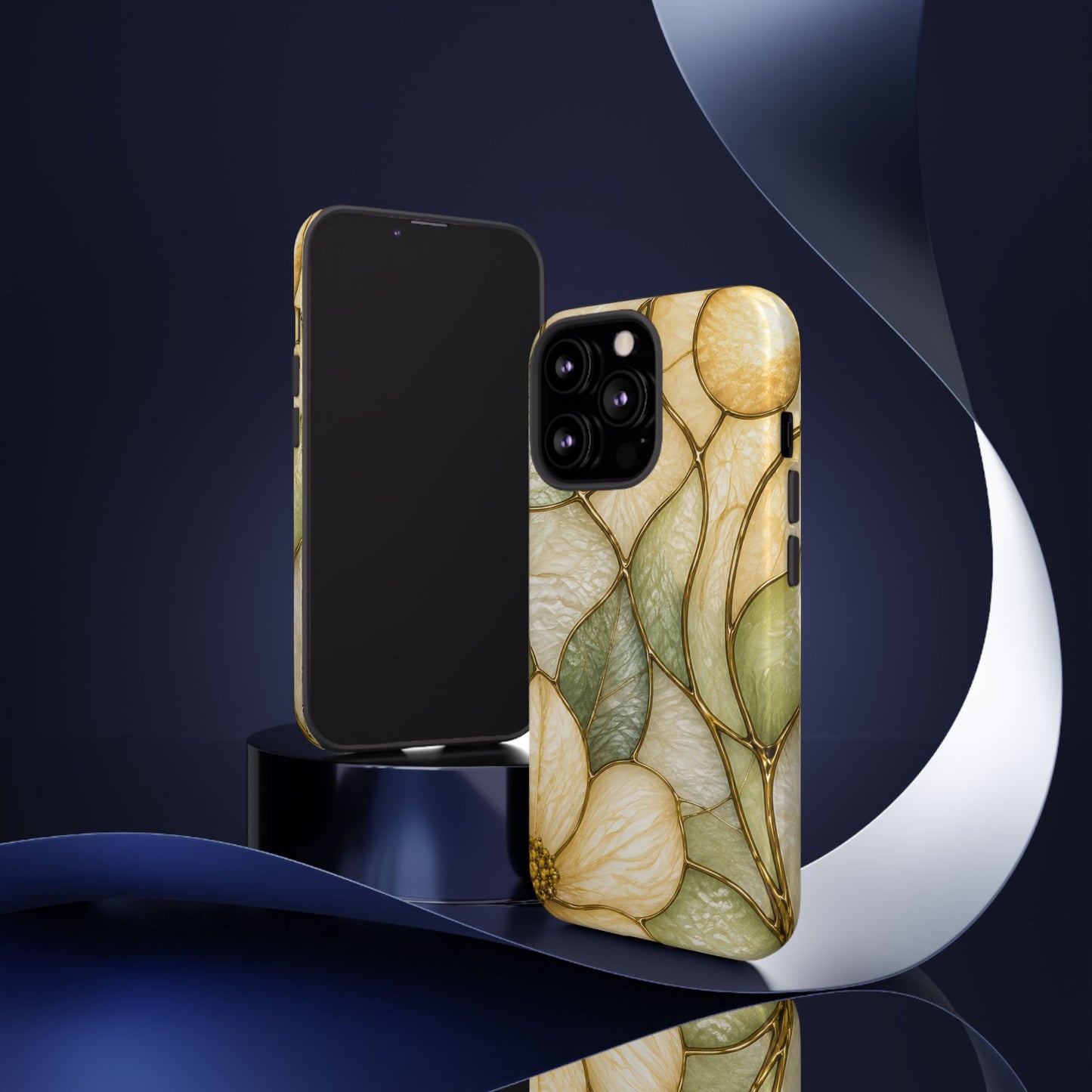 Sage & Sun Floral Stained Glass Tough Phone Case — Floral Protection
