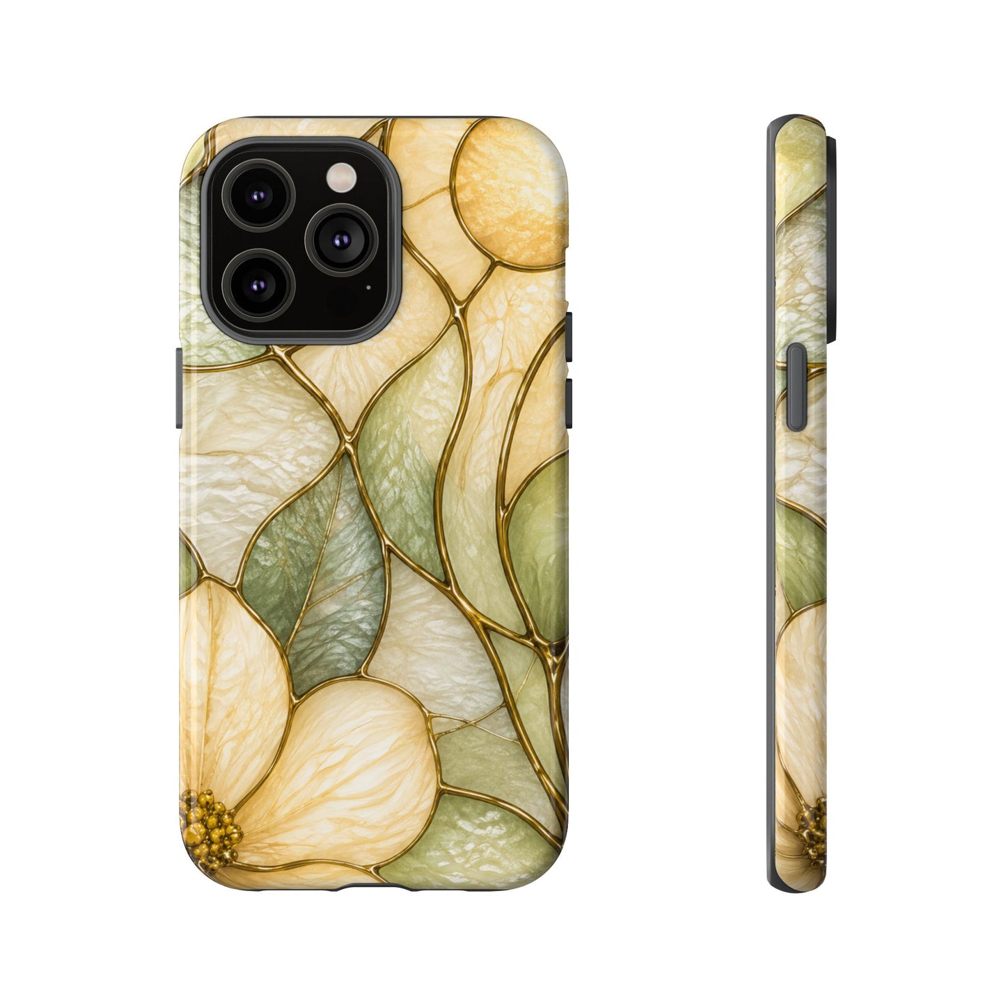 Sage & Sun Floral Stained Glass Tough Phone Case — Floral Protection