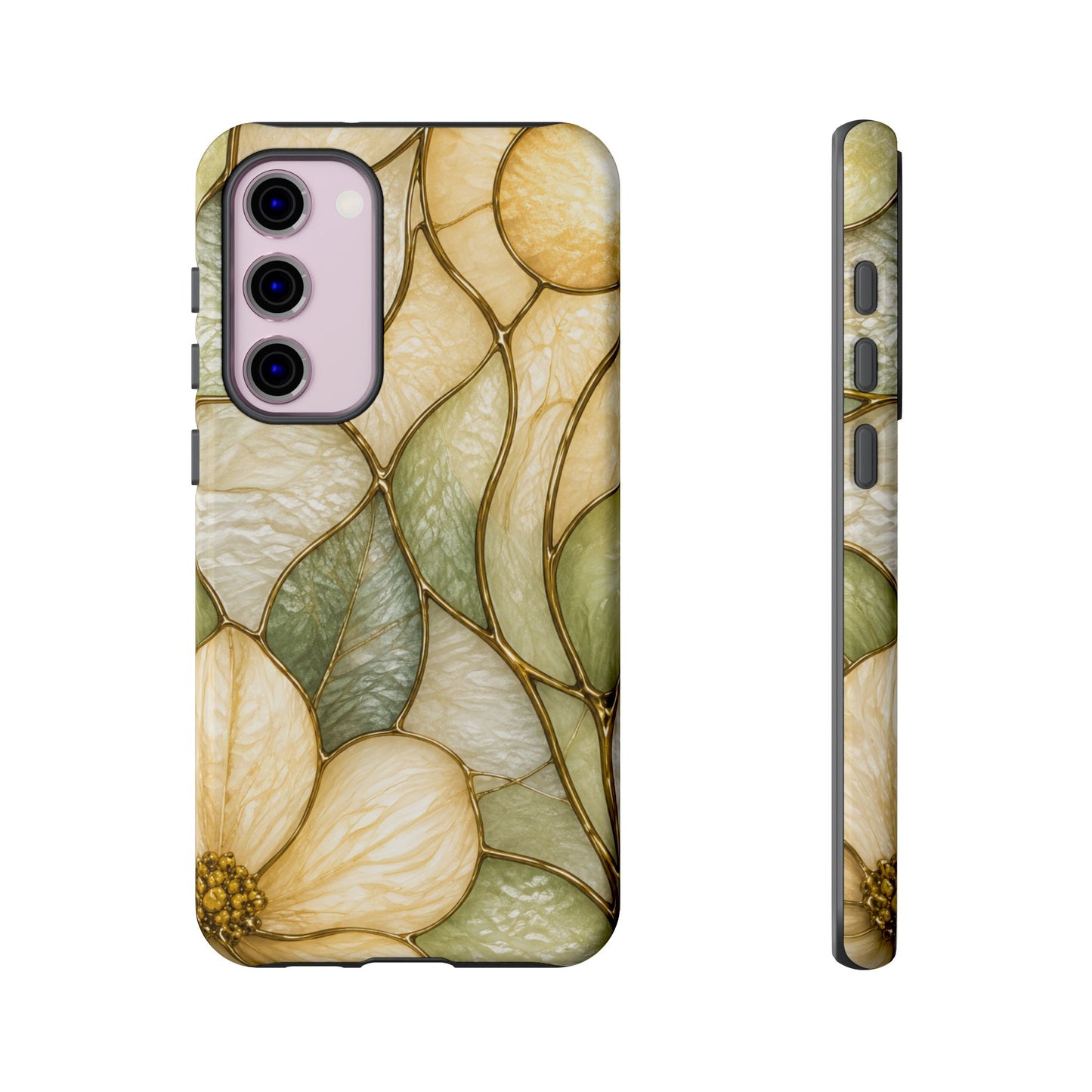 Sage & Sun Floral Stained Glass Tough Phone Case — Floral Protection