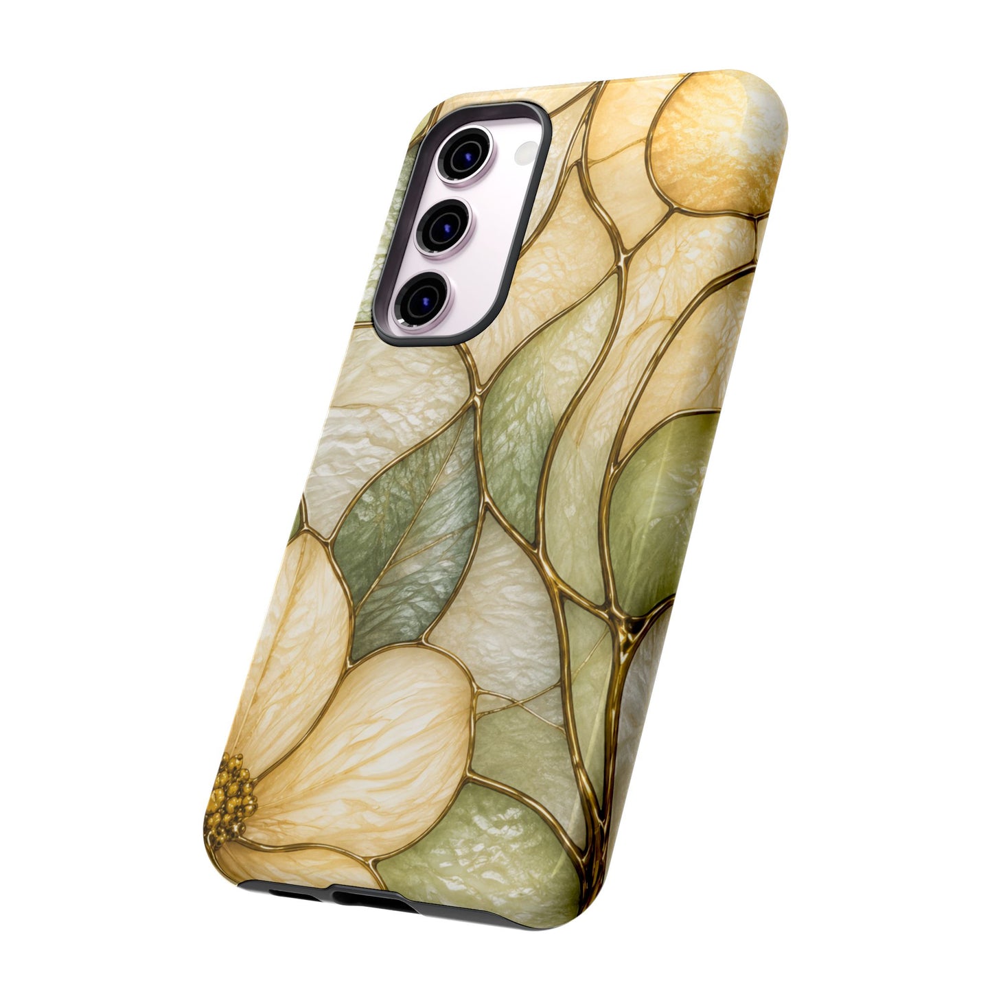 Sage & Sun Floral Stained Glass Tough Phone Case — Floral Protection