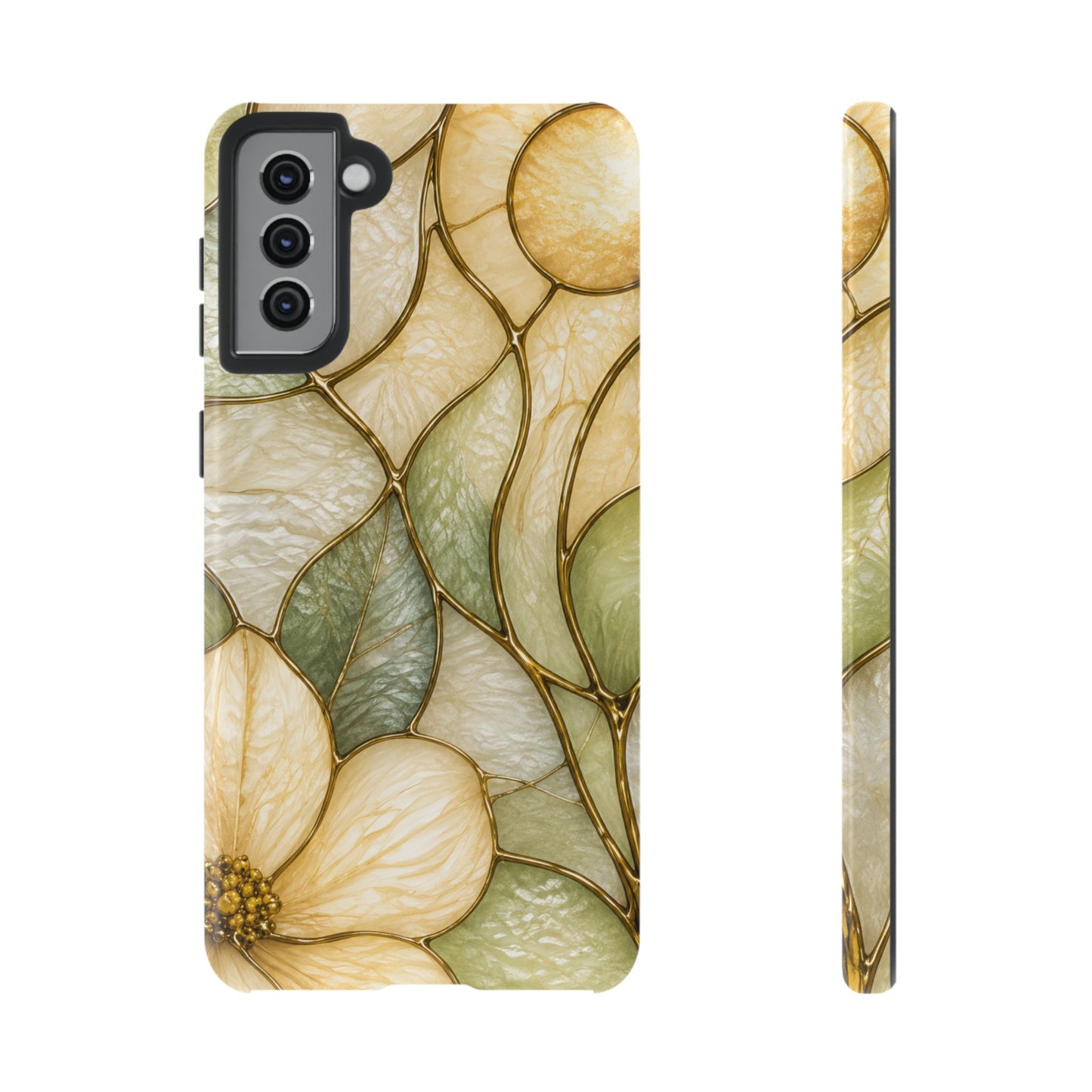 Sage & Sun Floral Stained Glass Tough Phone Case — Floral Protection