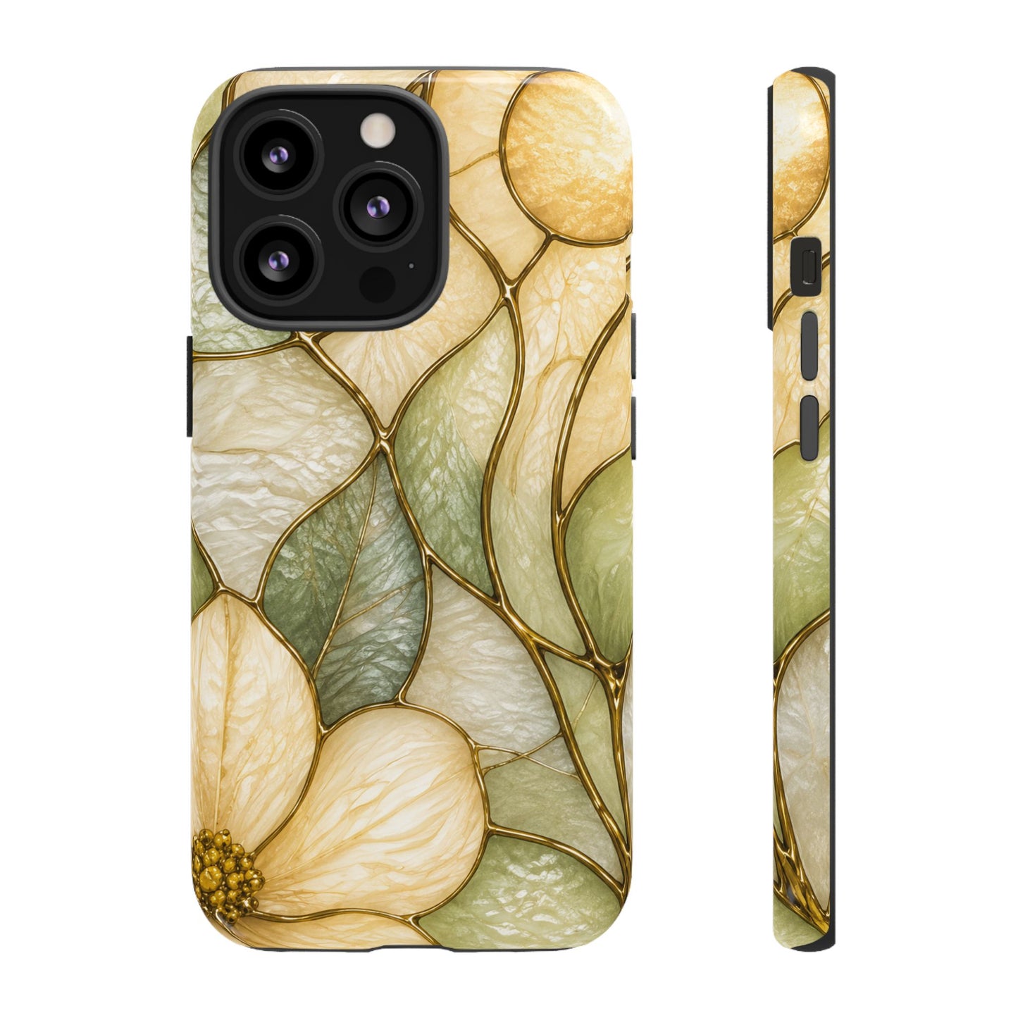 Sage & Sun Floral Stained Glass Tough Phone Case — Floral Protection