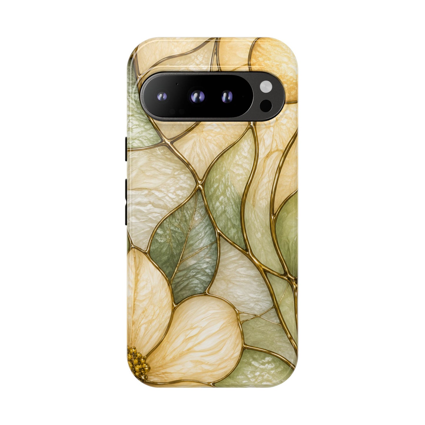Sage & Sun Floral Stained Glass Tough Phone Case — Floral Protection