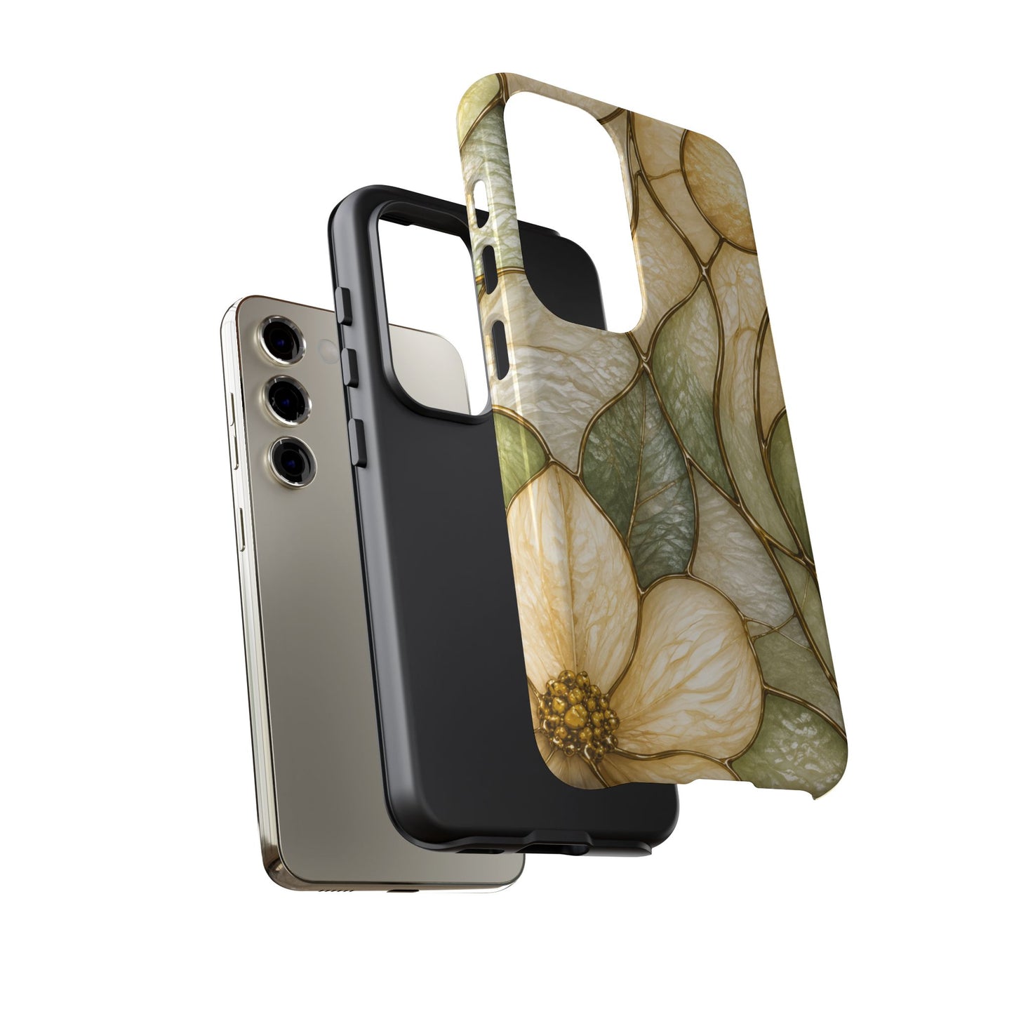 Sage & Sun Floral Stained Glass Tough Phone Case — Floral Protection