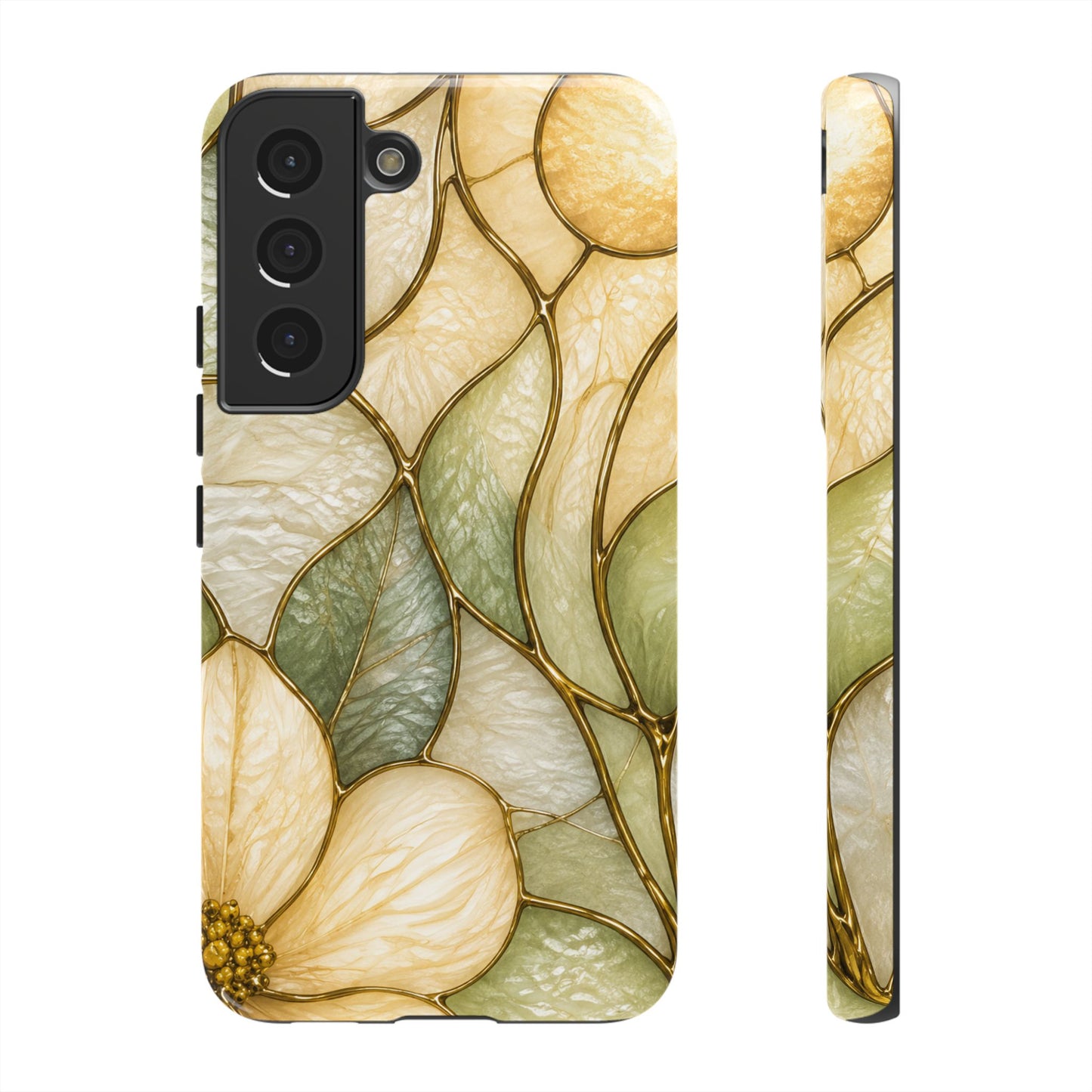 Sage & Sun Floral Stained Glass Tough Phone Case — Floral Protection