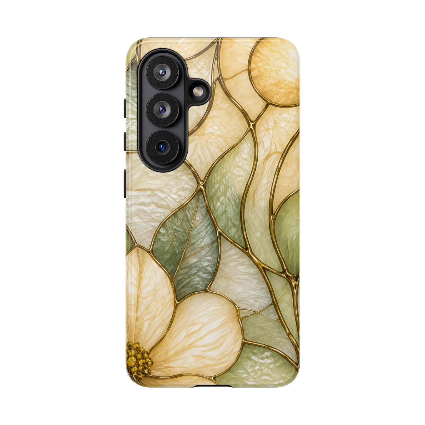 Sage & Sun Floral Stained Glass Tough Phone Case — Floral Protection
