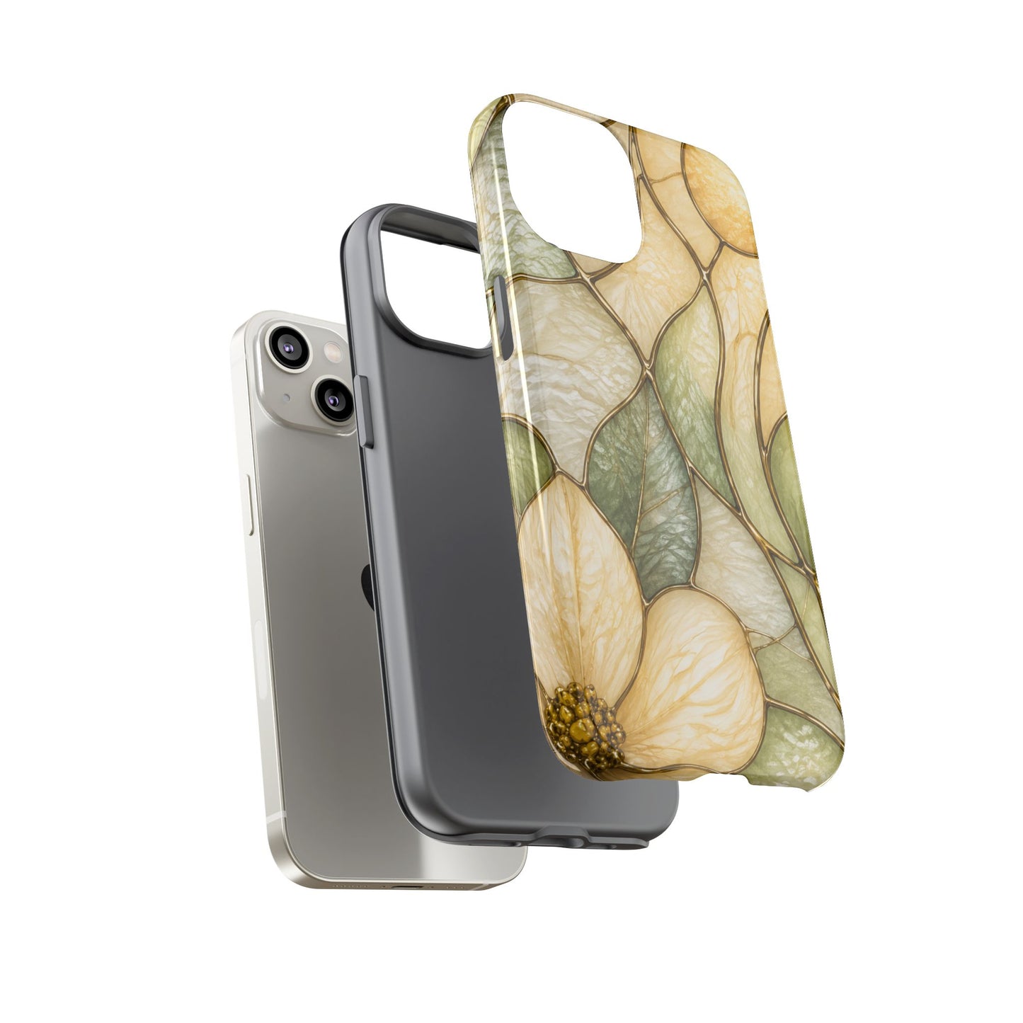 Sage & Sun Floral Stained Glass Tough Phone Case — Floral Protection