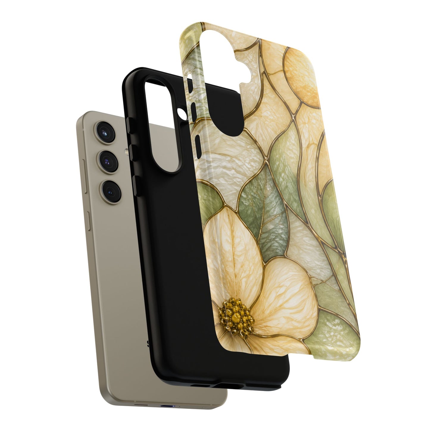 Sage & Sun Floral Stained Glass Tough Phone Case — Floral Protection