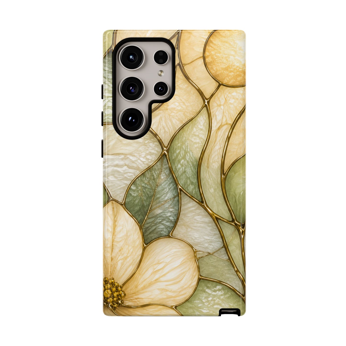 Sage & Sun Floral Stained Glass Tough Phone Case — Floral Protection