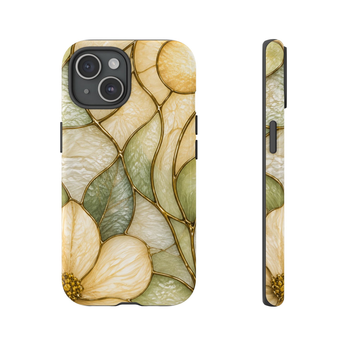 Sage & Sun Floral Stained Glass Tough Phone Case — Floral Protection