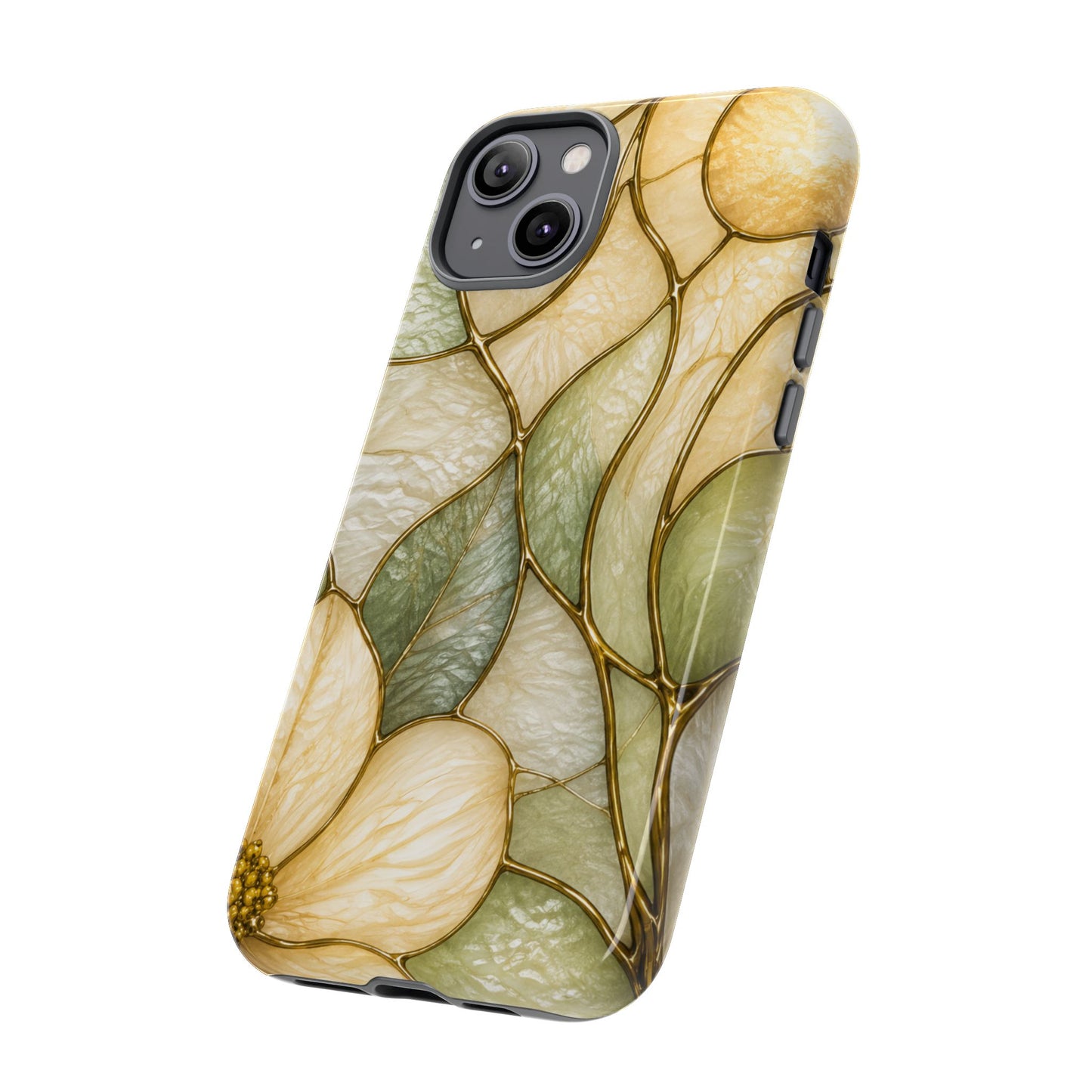 Sage & Sun Floral Stained Glass Tough Phone Case — Floral Protection