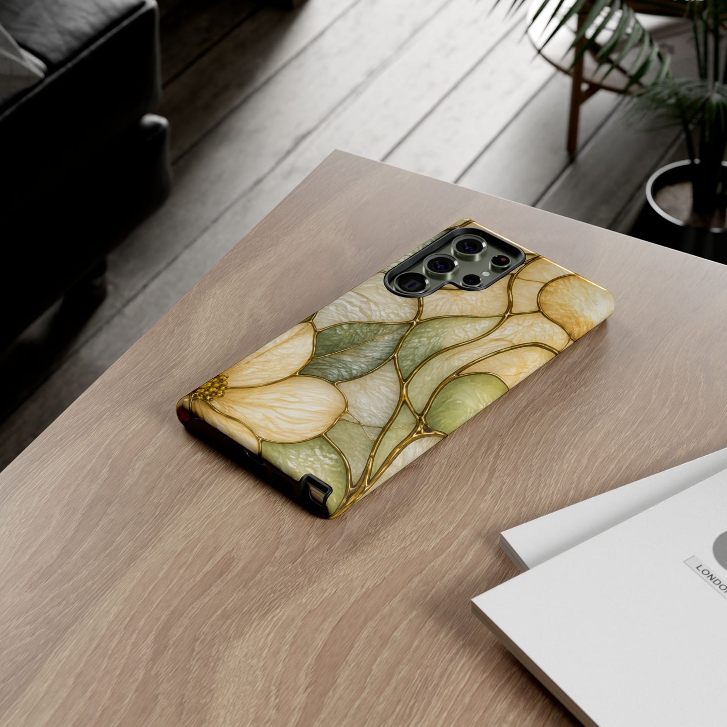 Sage & Sun Floral Stained Glass Tough Phone Case — Floral Protection